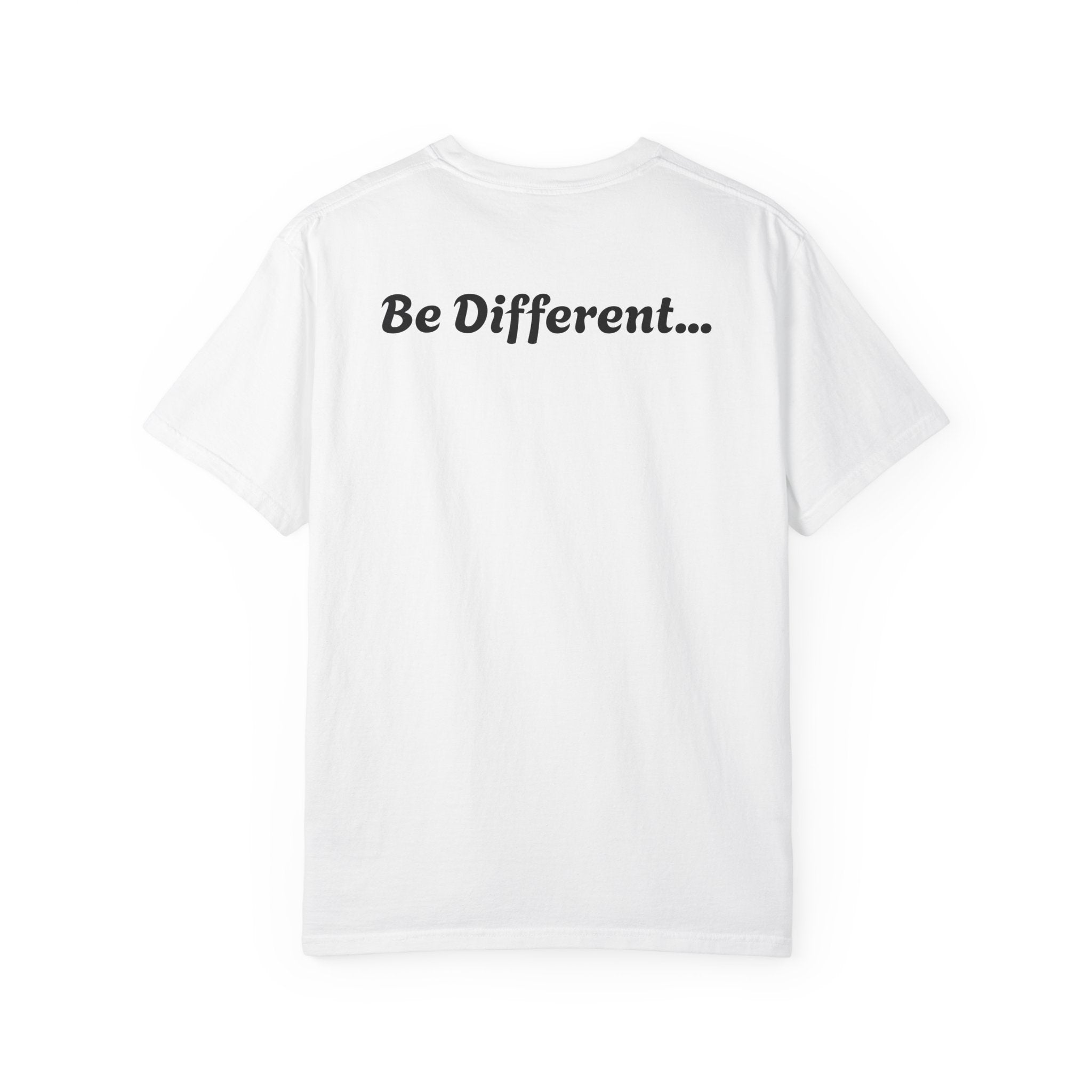 “Show love, Be Different” Unisex Garment-Dyed T-shirt