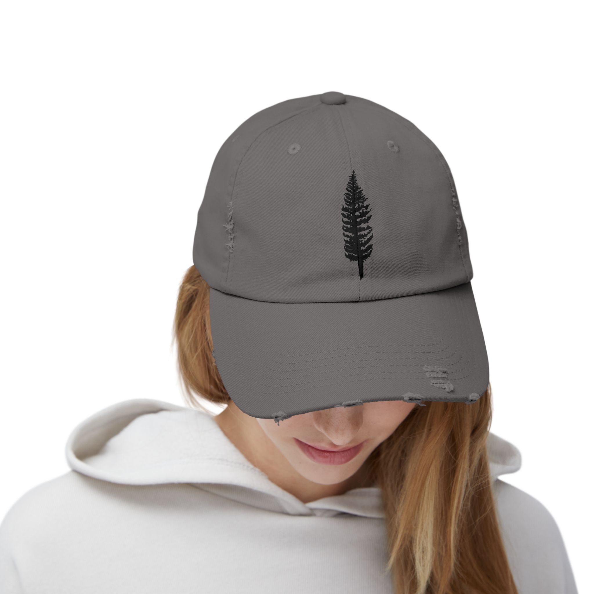 Pine Tree GreenWRLD Unisex Distressed Cap