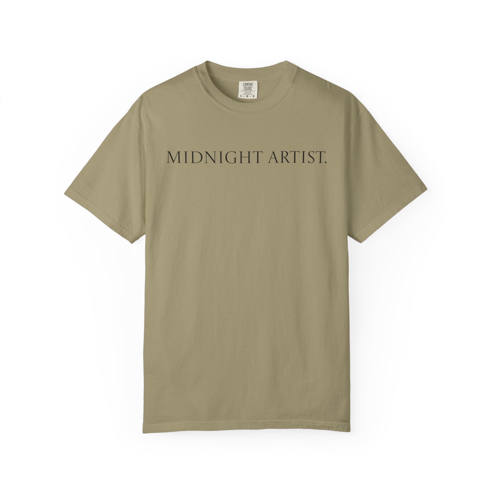 "Midnight Artist" GreenWRLD Unisex Garment-Dyed T-Shirt