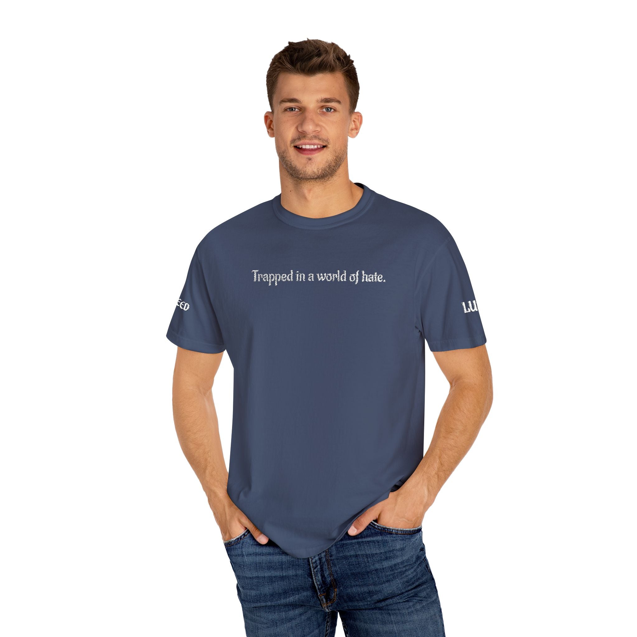 "Greed & Lust" Unisex Embroidery T-Shirt,