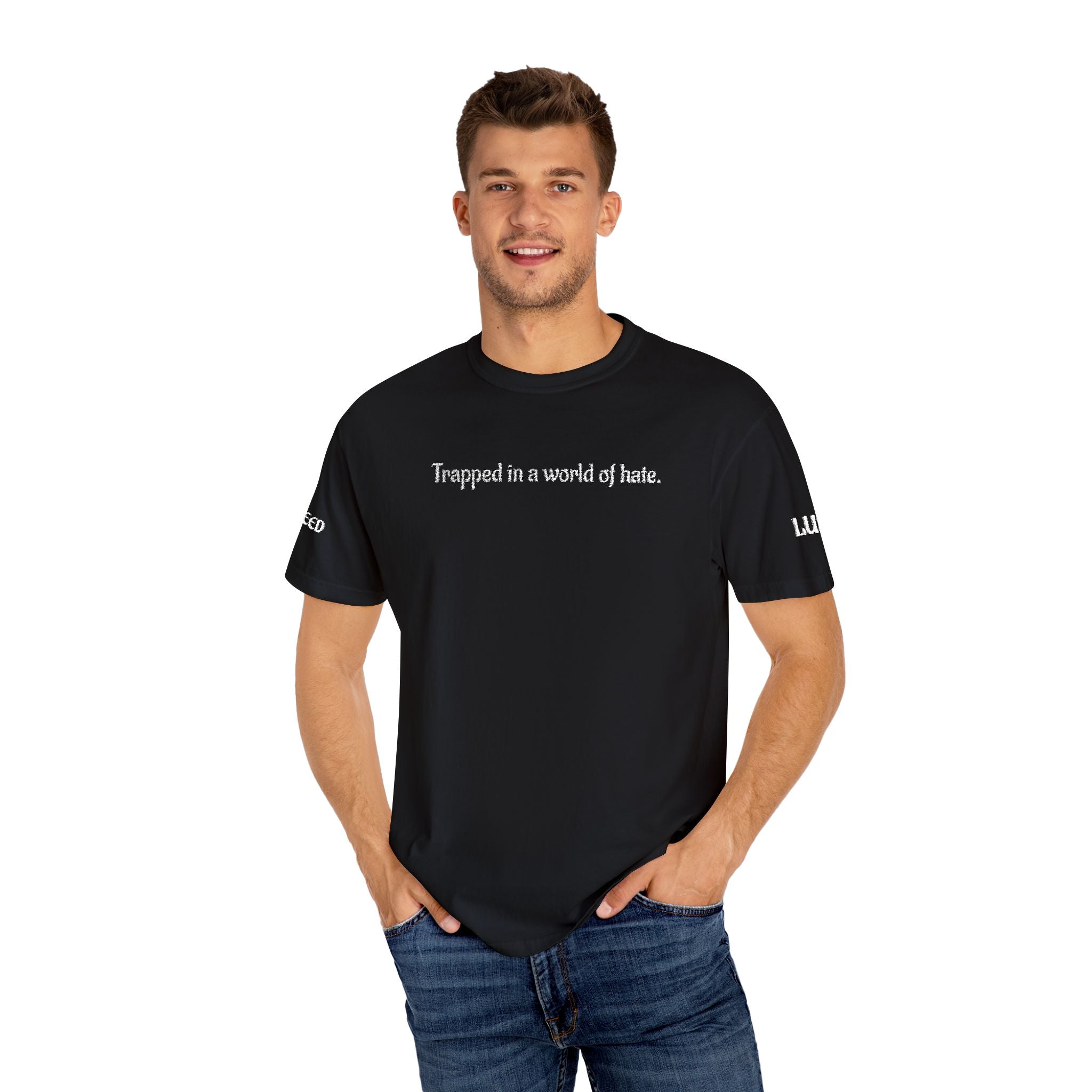 "Greed & Lust" Unisex Embroidery T-Shirt,