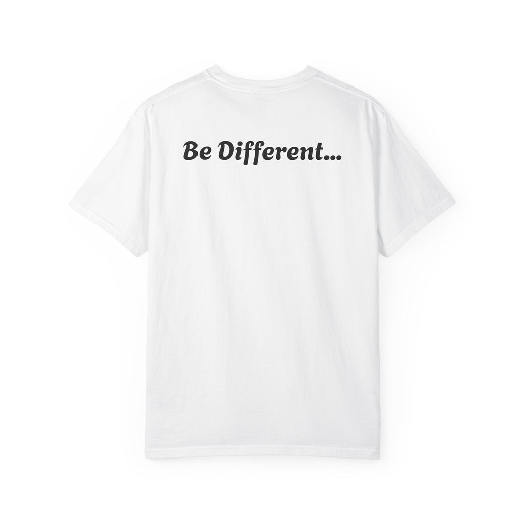 “Show love, Be Different” Unisex Garment-Dyed T-shirt