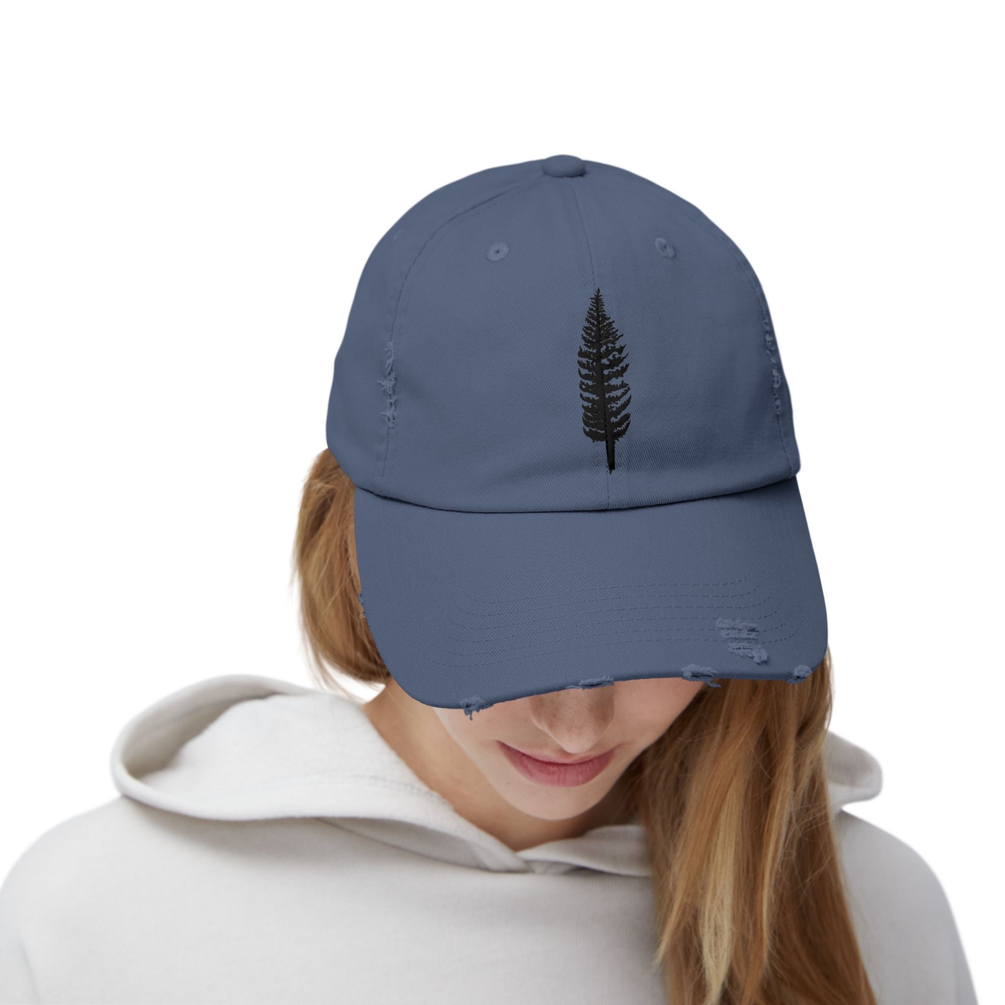 Pine Tree GreenWRLD Unisex Distressed Cap