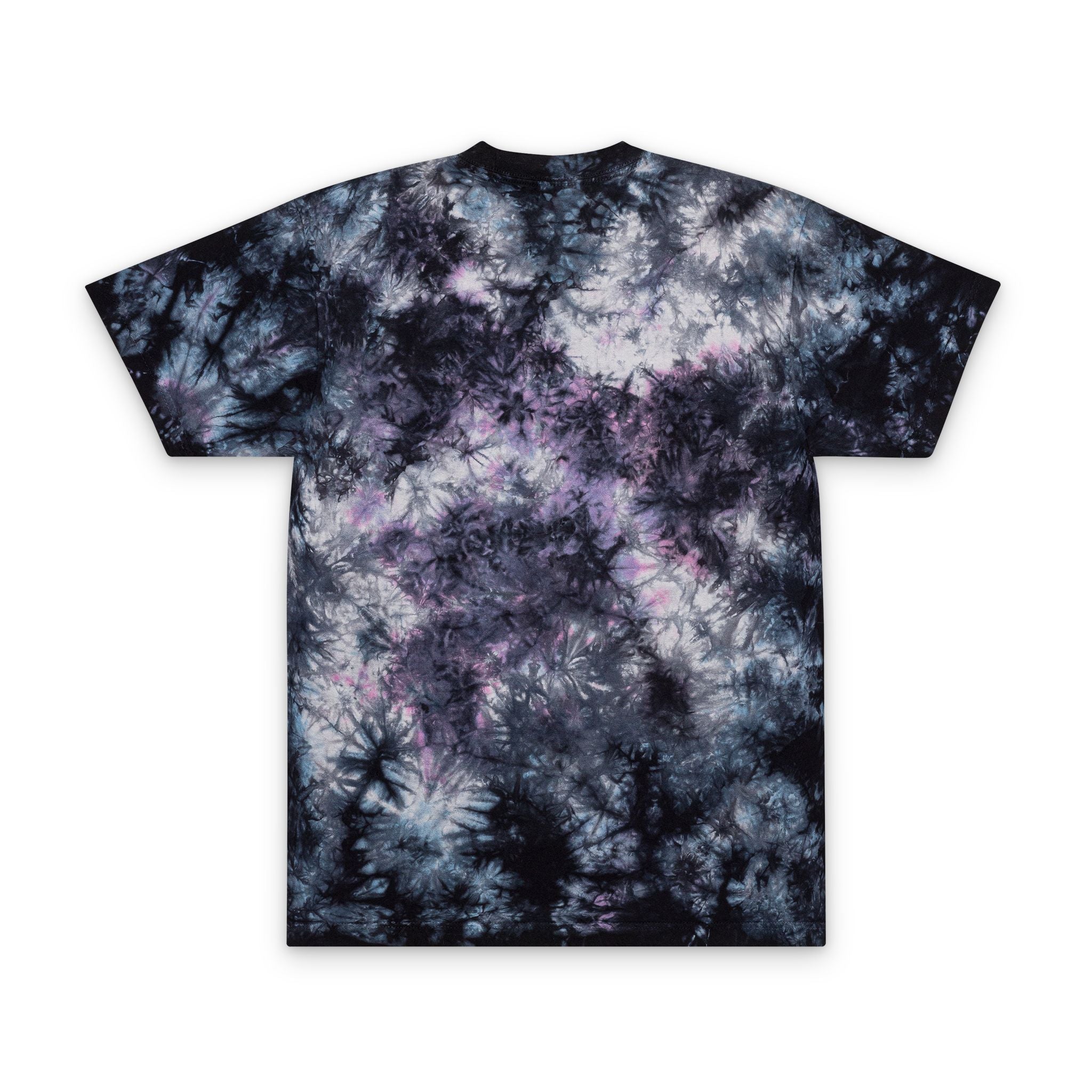 "Glow." Oversized Tie-Dye T-Shirt (Embroidery)