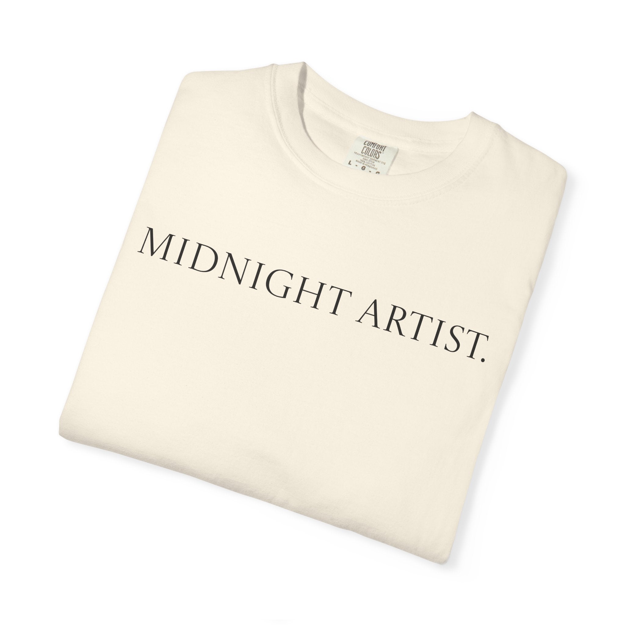 "Midnight Artist" GreenWRLD Unisex Garment-Dyed T-Shirt