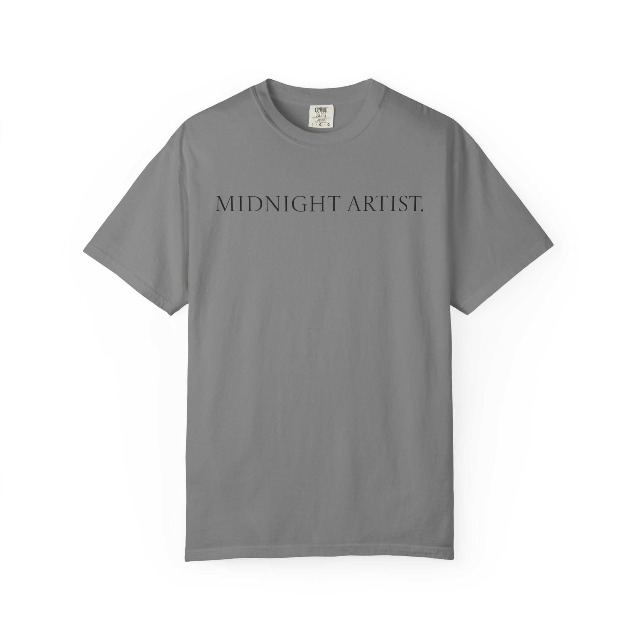 "Midnight Artist" GreenWRLD Unisex Garment-Dyed T-Shirt