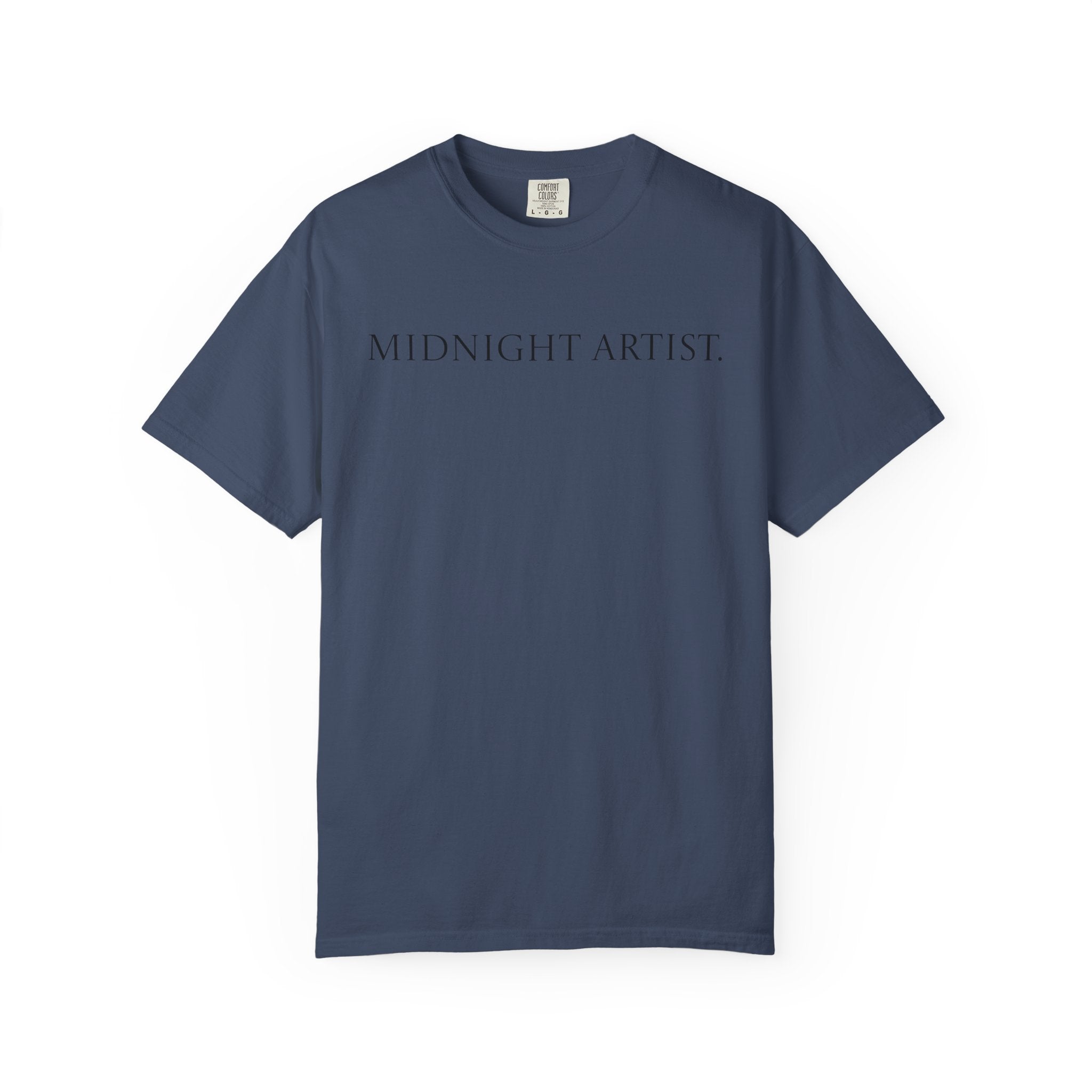 "Midnight Artist" GreenWRLD Unisex Garment-Dyed T-Shirt