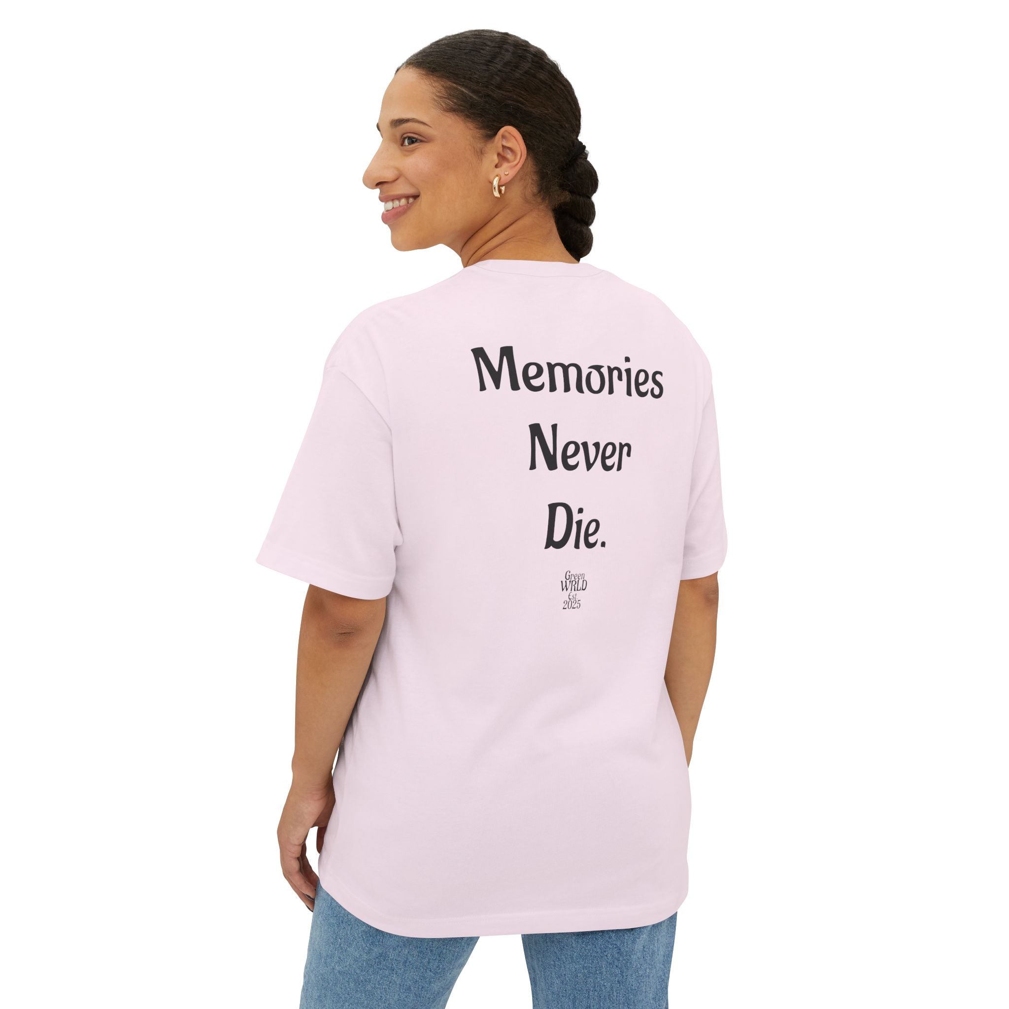 "Live Fast. Live Forever..." Unisex Oversized Boxy Tee
