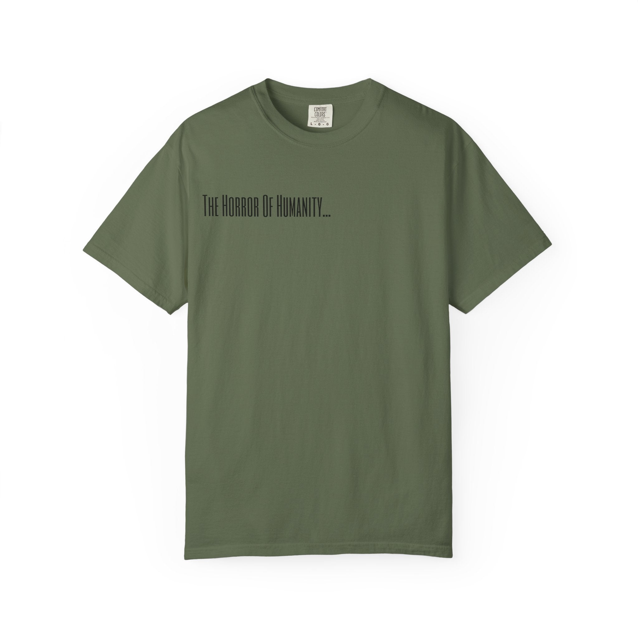 "Horror Humanity." GreenWRLD Unisex T-Shirt