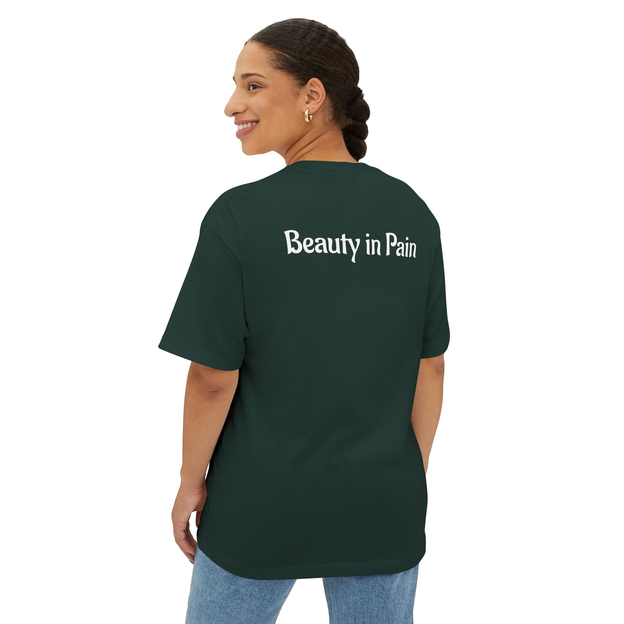 “Light in Darkness” Unisex Oversized Boxy Tee