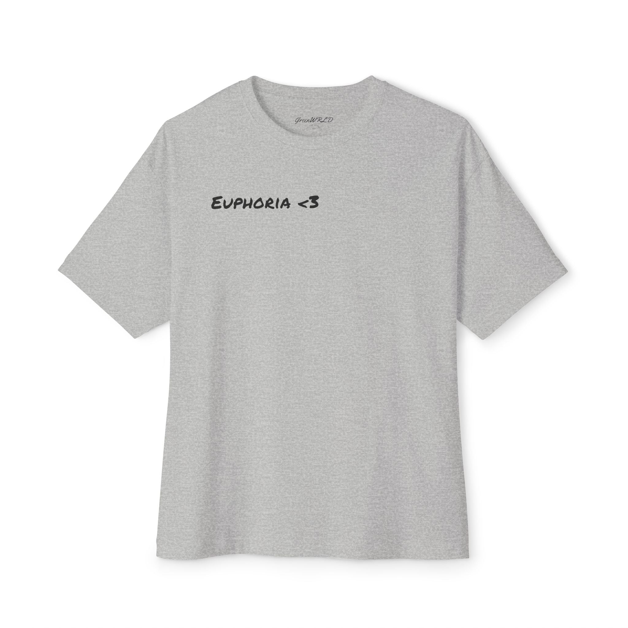 "Euphoria <3" GreenWRLD Unisex Boxy Tee