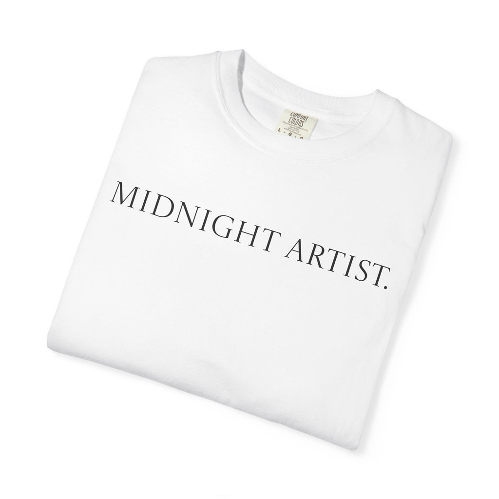 "Midnight Artist" GreenWRLD Unisex Garment-Dyed T-Shirt