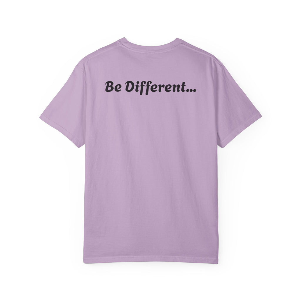 “Show love, Be Different” Unisex Garment-Dyed T-shirt