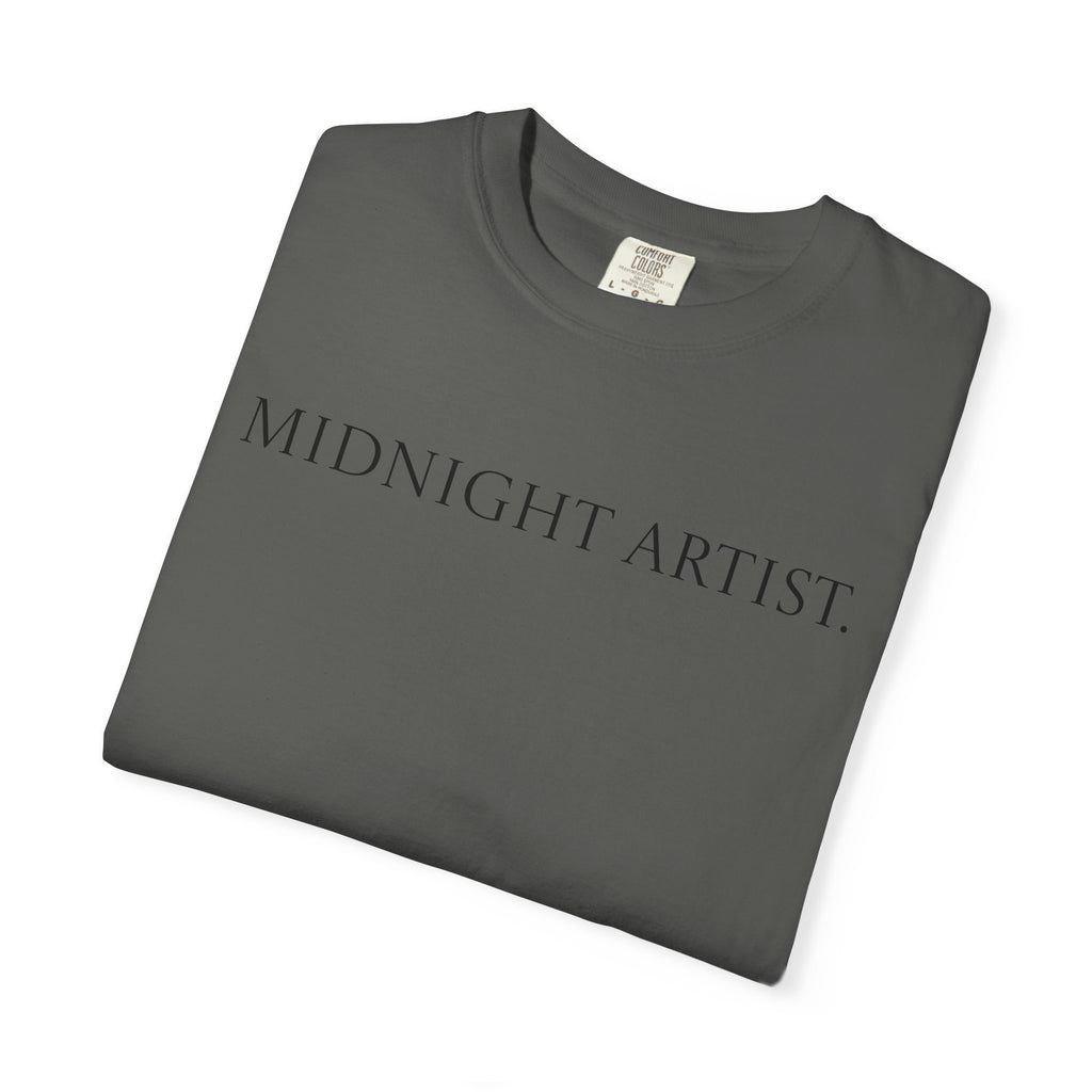 "Midnight Artist" GreenWRLD Unisex Garment-Dyed T-Shirt