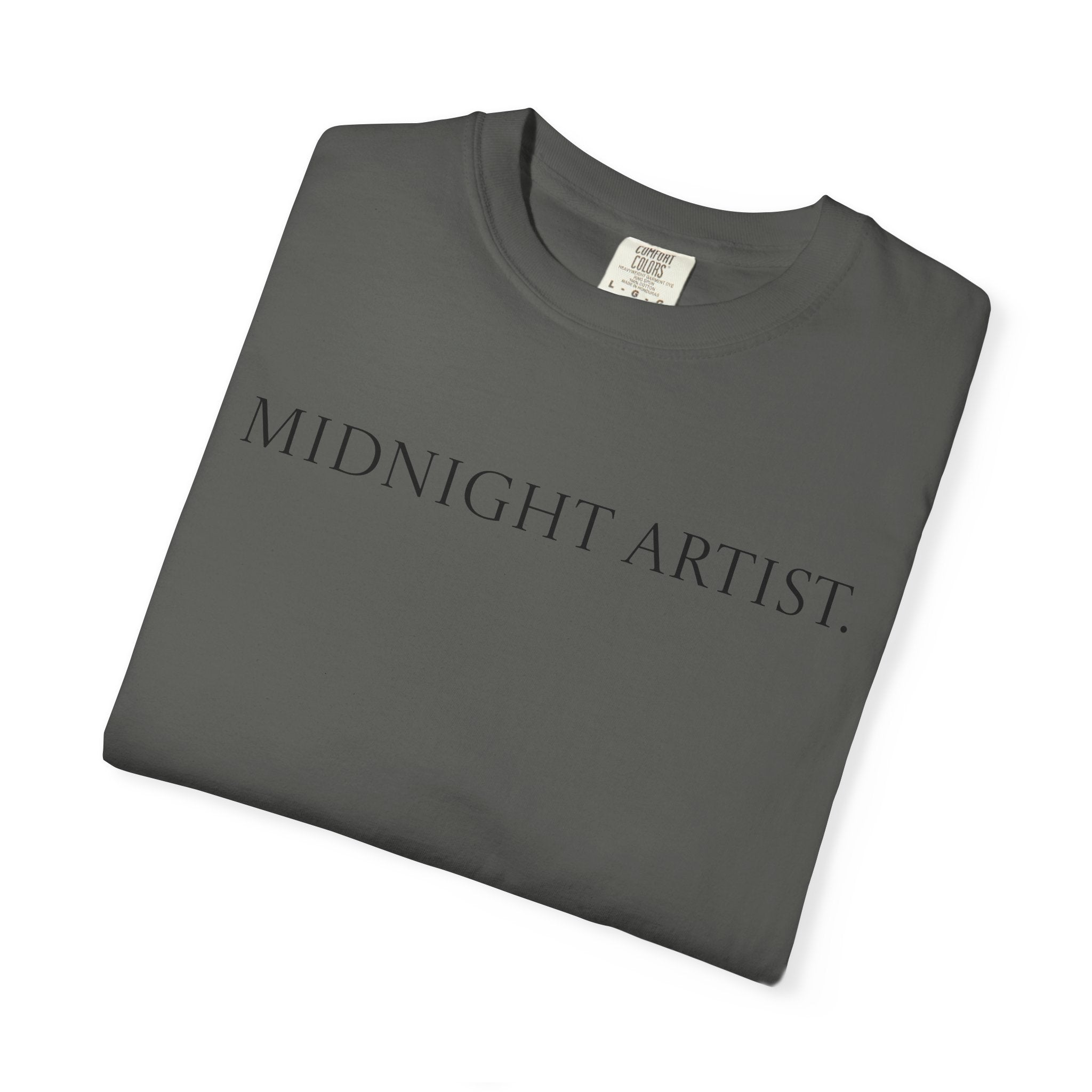 "Midnight Artist" GreenWRLD Unisex Garment-Dyed T-Shirt