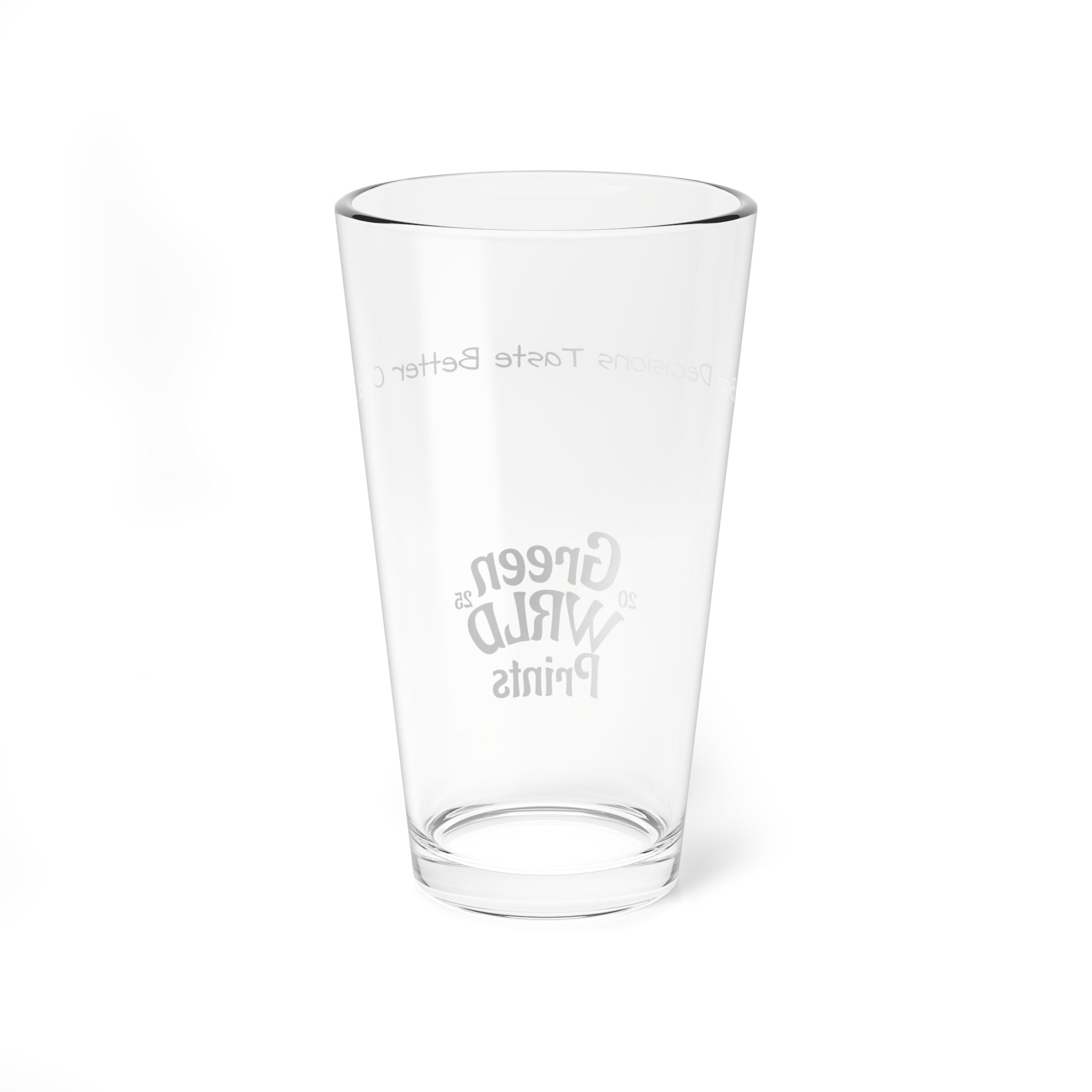 "Bad Decisions Taste Better Cold" 16oz Mixing Glass – Cocktail Pint Glass