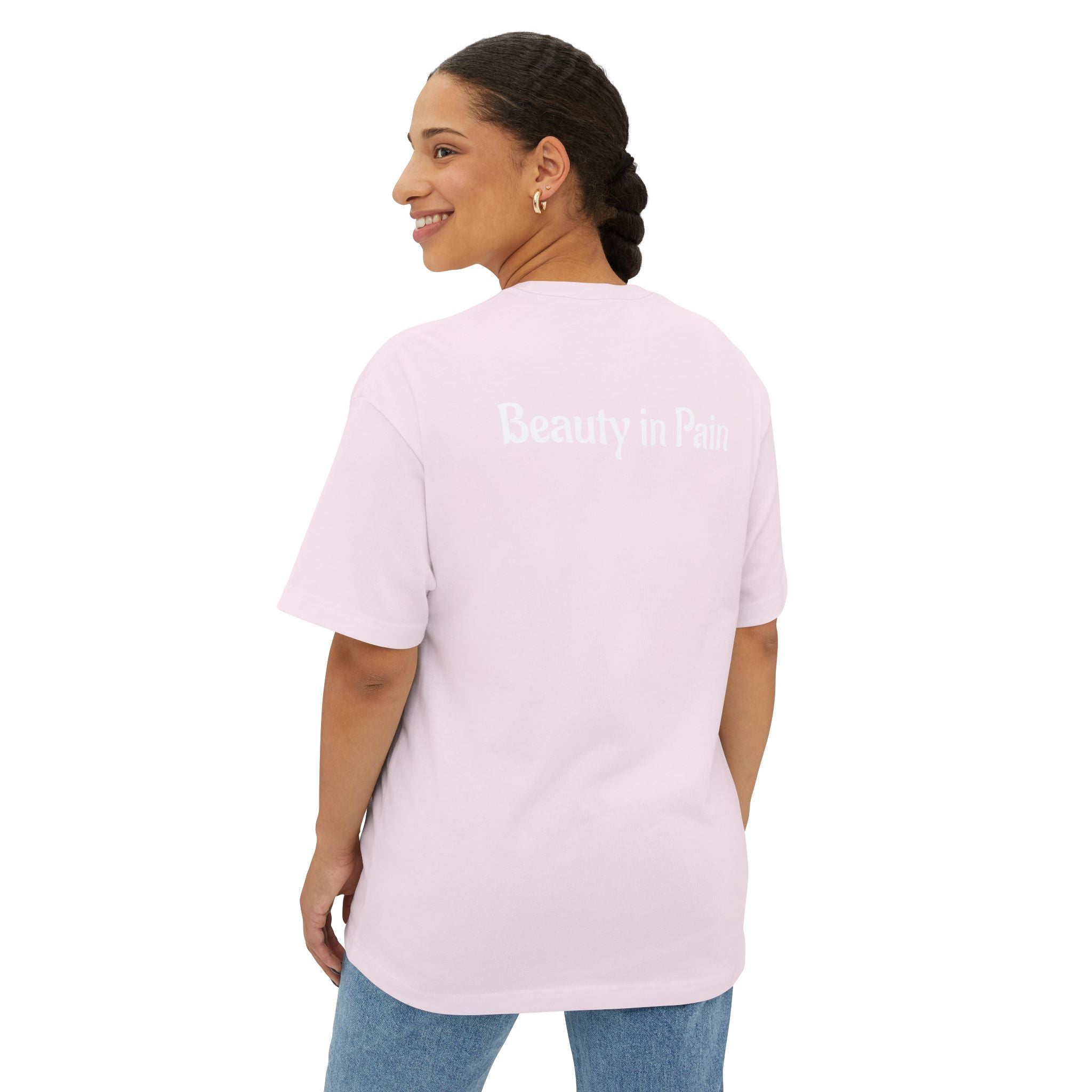 “Light in Darkness” Unisex Oversized Boxy Tee