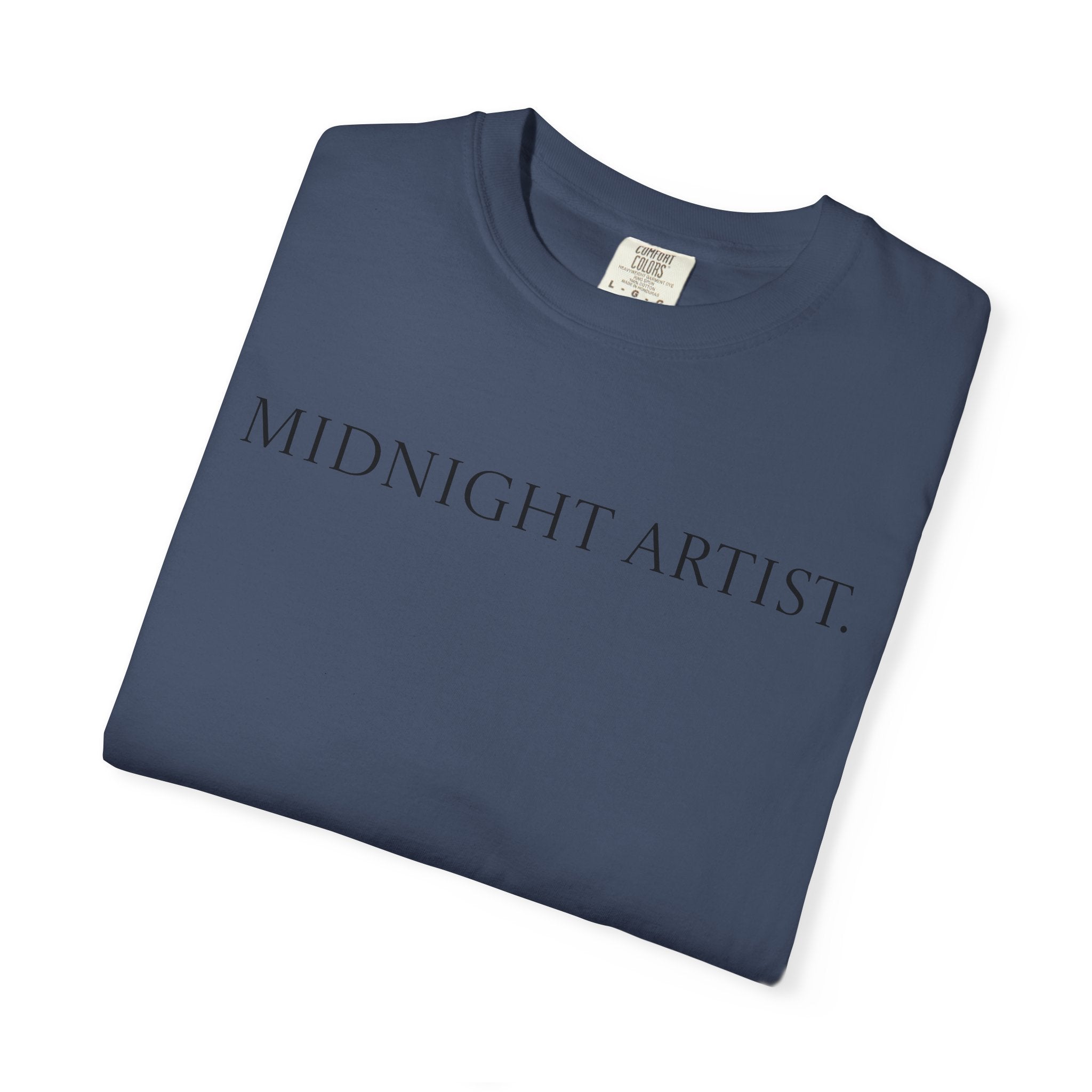 "Midnight Artist" GreenWRLD Unisex Garment-Dyed T-Shirt