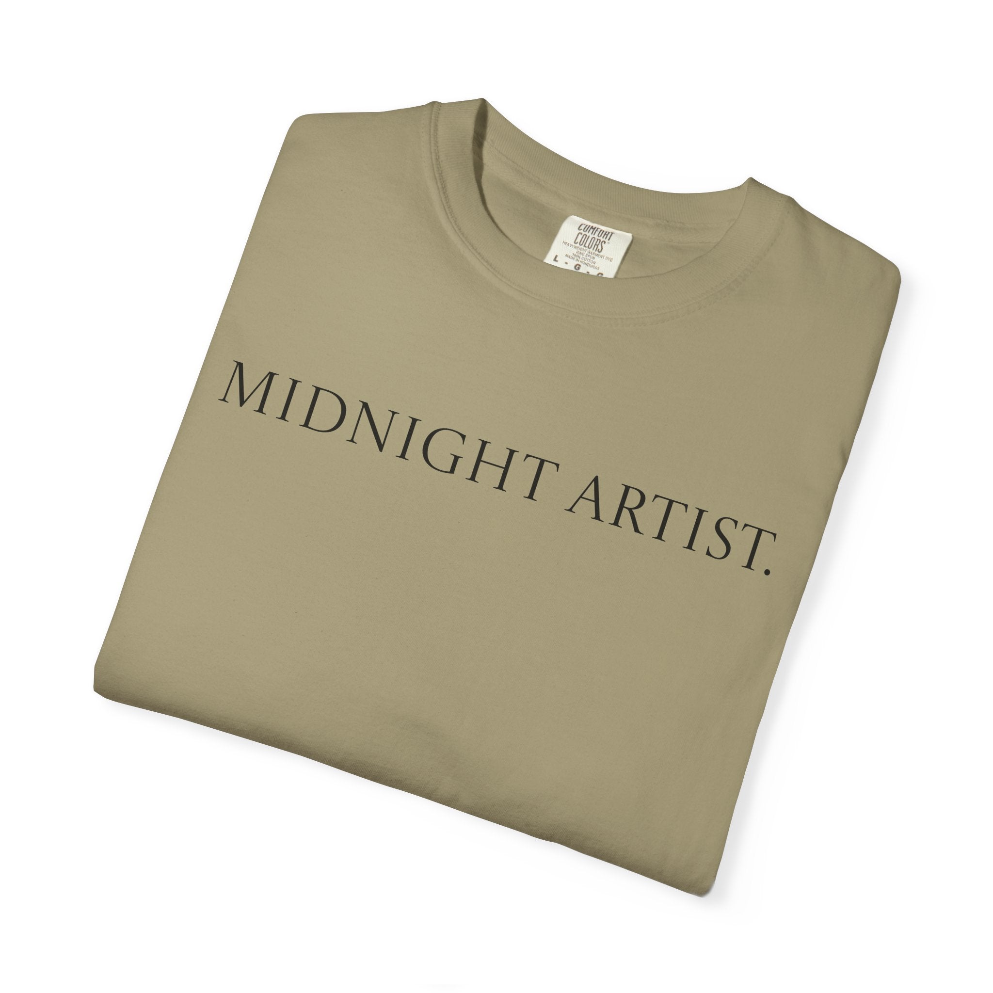 "Midnight Artist" GreenWRLD Unisex Garment-Dyed T-Shirt