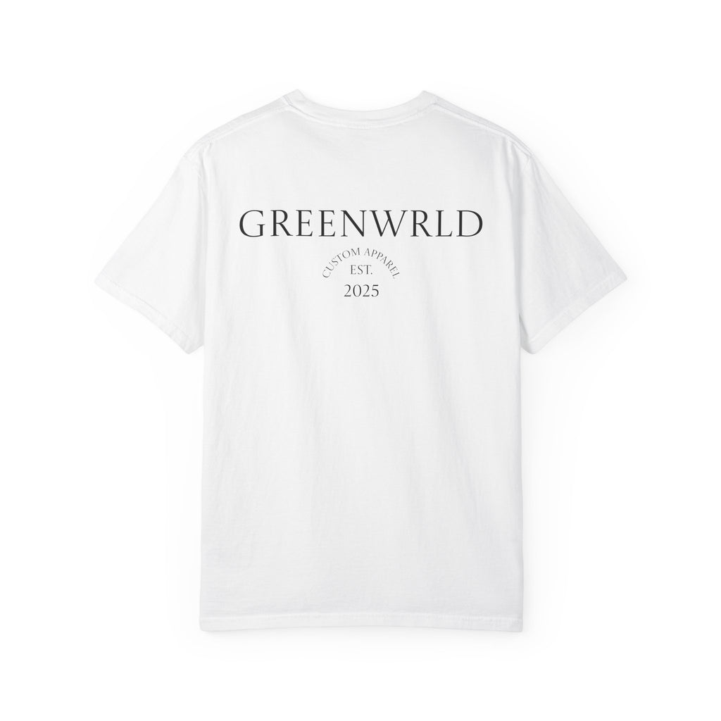 "Midnight Artist" GreenWRLD Unisex Garment-Dyed T-Shirt
