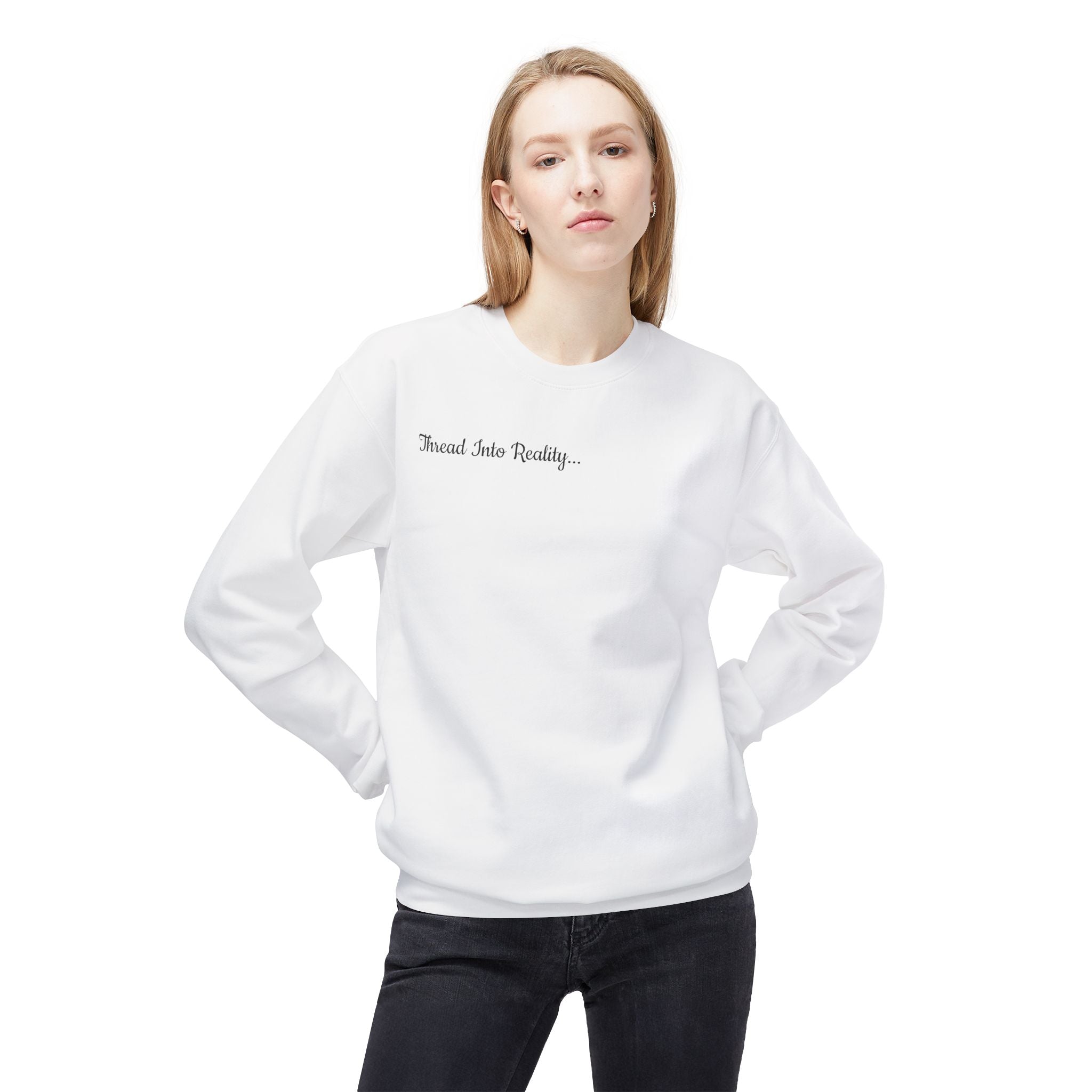 “Thread Into Reality” Crewneck Sweatshirt