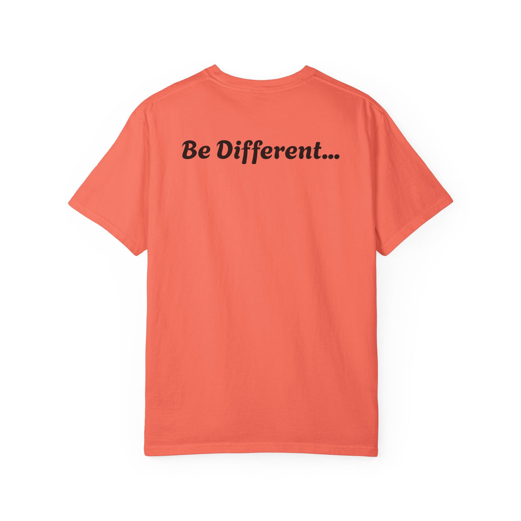 “Show love, Be Different” Unisex Garment-Dyed T-shirt