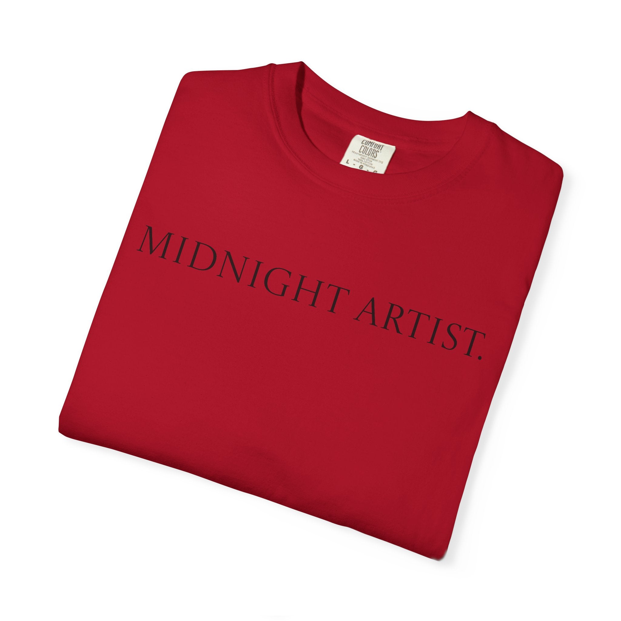 "Midnight Artist" GreenWRLD Unisex Garment-Dyed T-Shirt