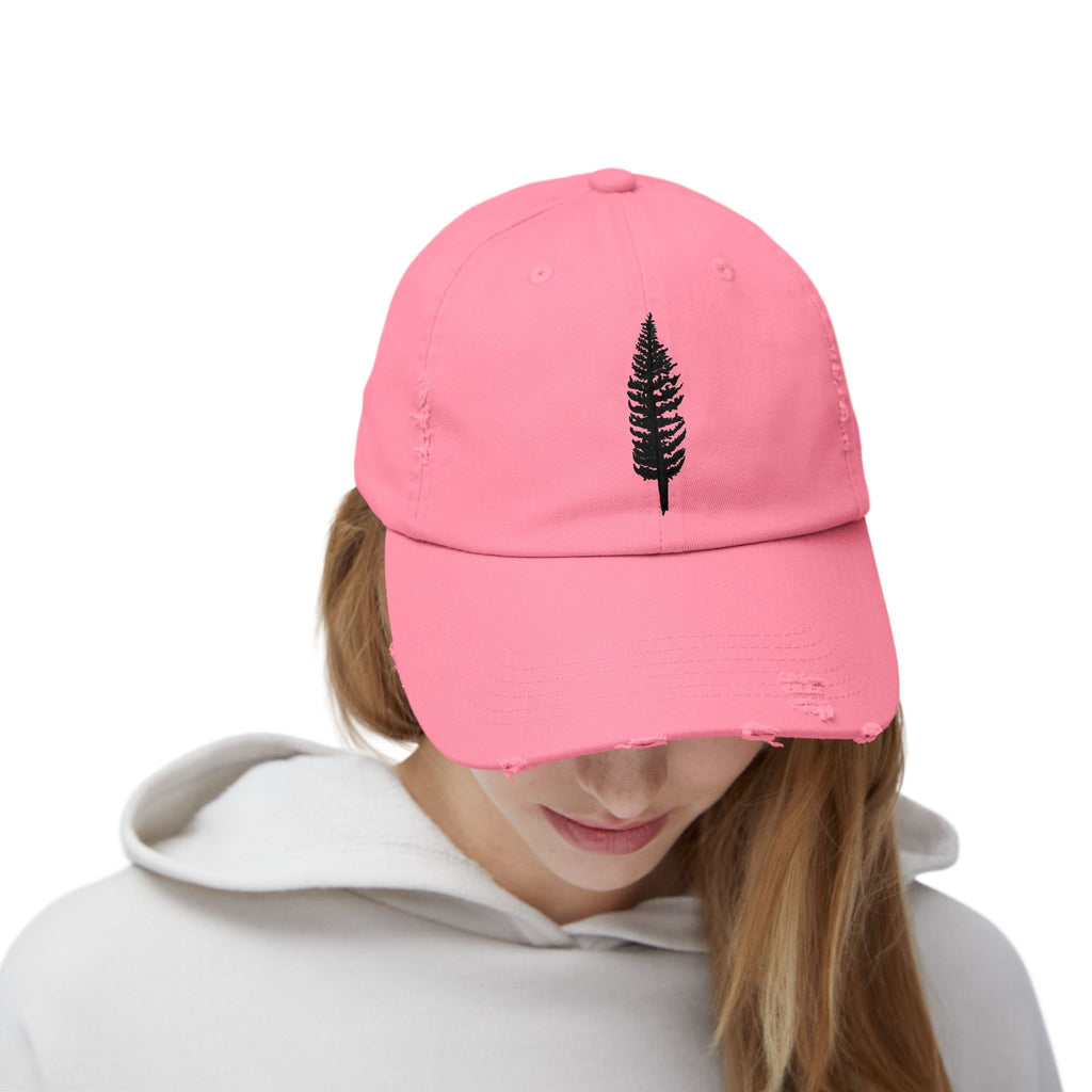 Pine Tree GreenWRLD Unisex Distressed Cap