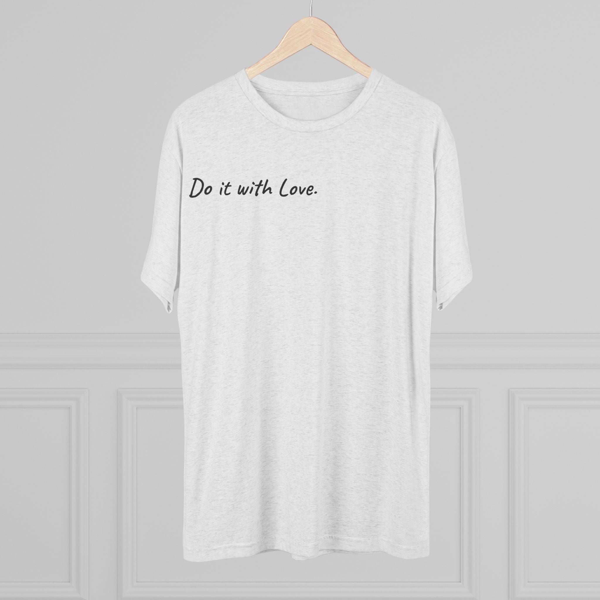 "Do It with Love." GreenWRLD Unisex Crew Tee