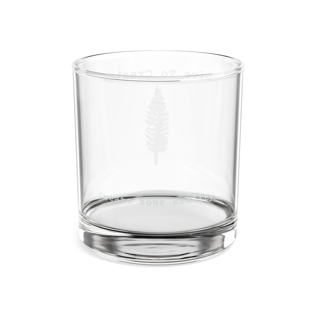"Live To Create." - Engraved Rocks Glass 10.5oz