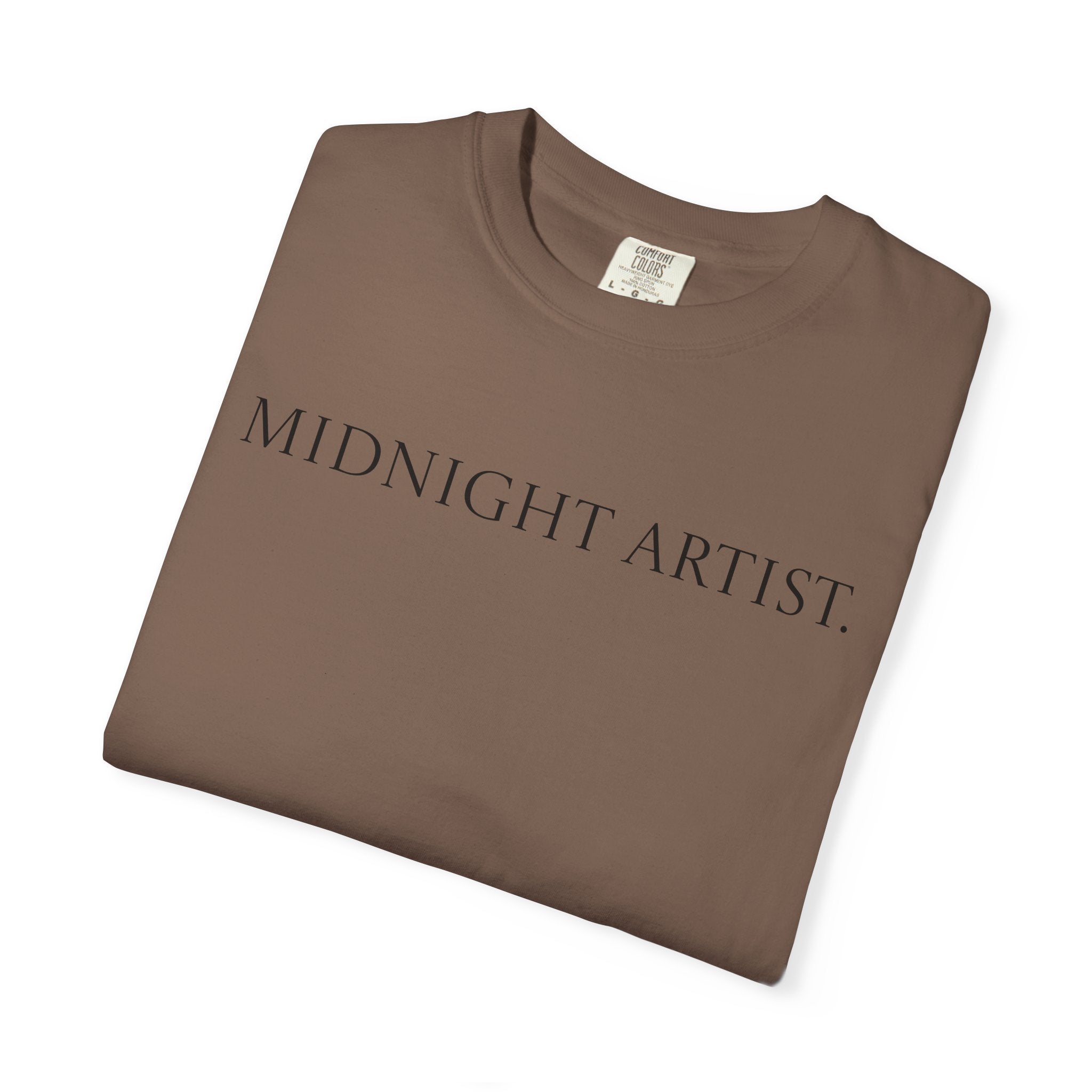 "Midnight Artist" GreenWRLD Unisex Garment-Dyed T-Shirt