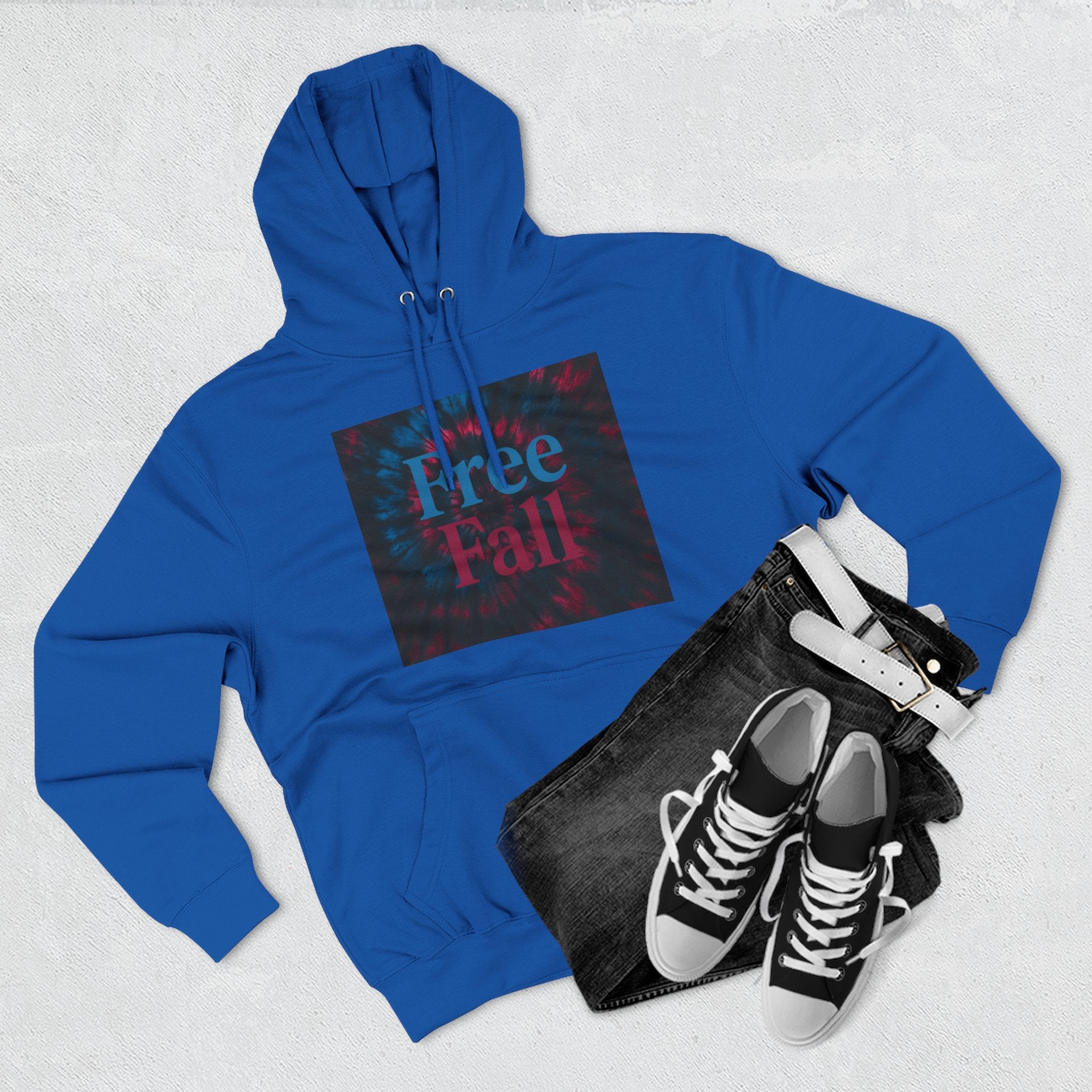 "Free Fall" Cozy Fleece Hoodie