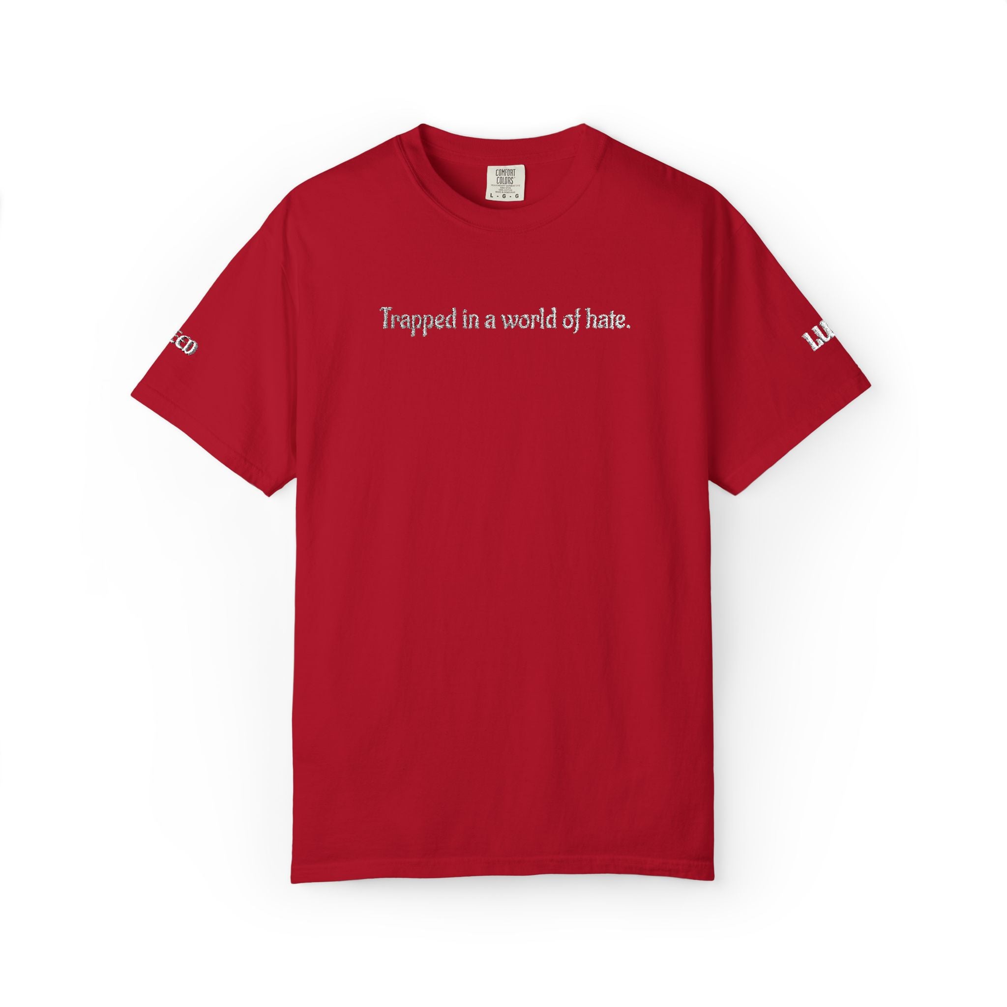 "Greed & Lust" Unisex Embroidery T-Shirt,