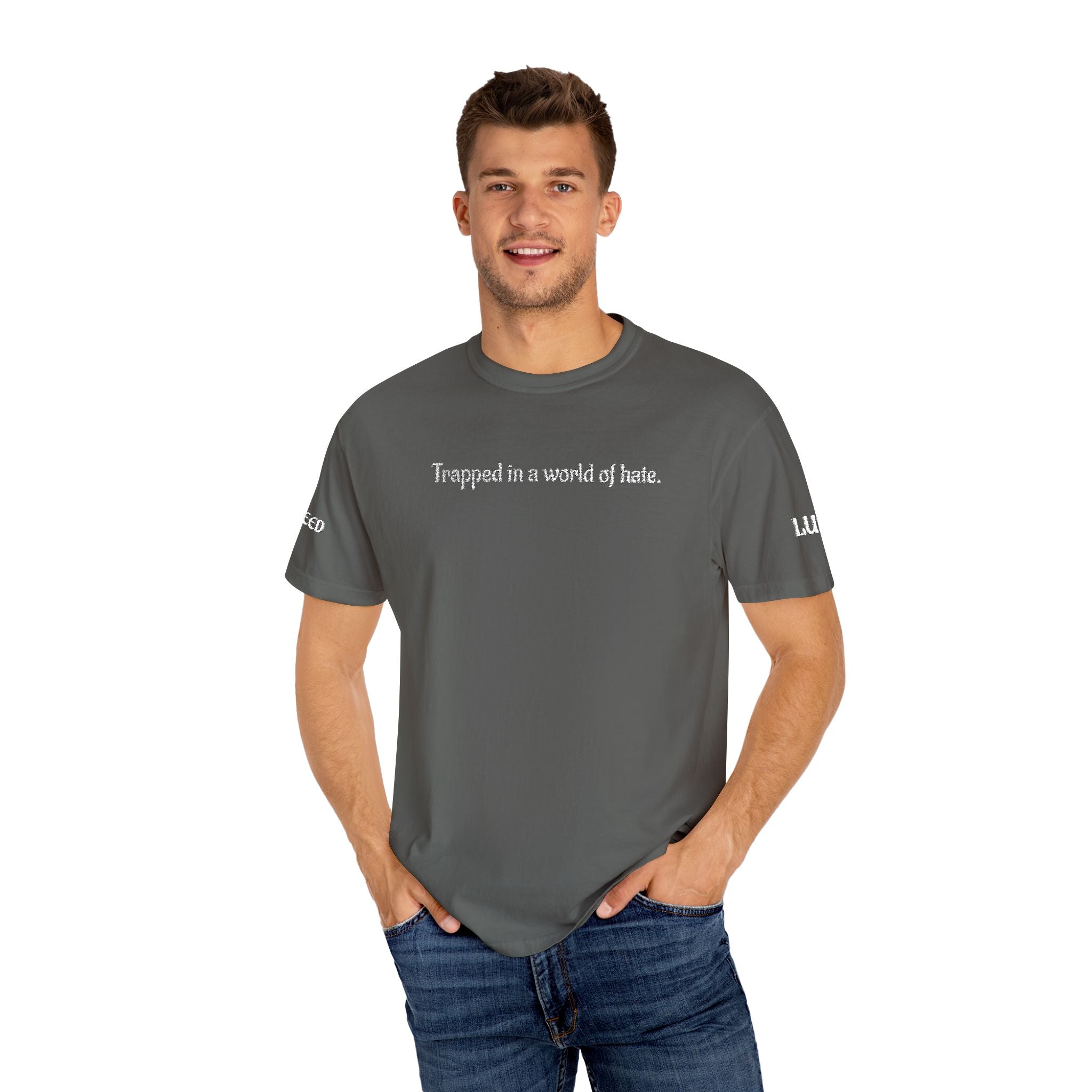 "Greed & Lust" Unisex Embroidery T-Shirt,