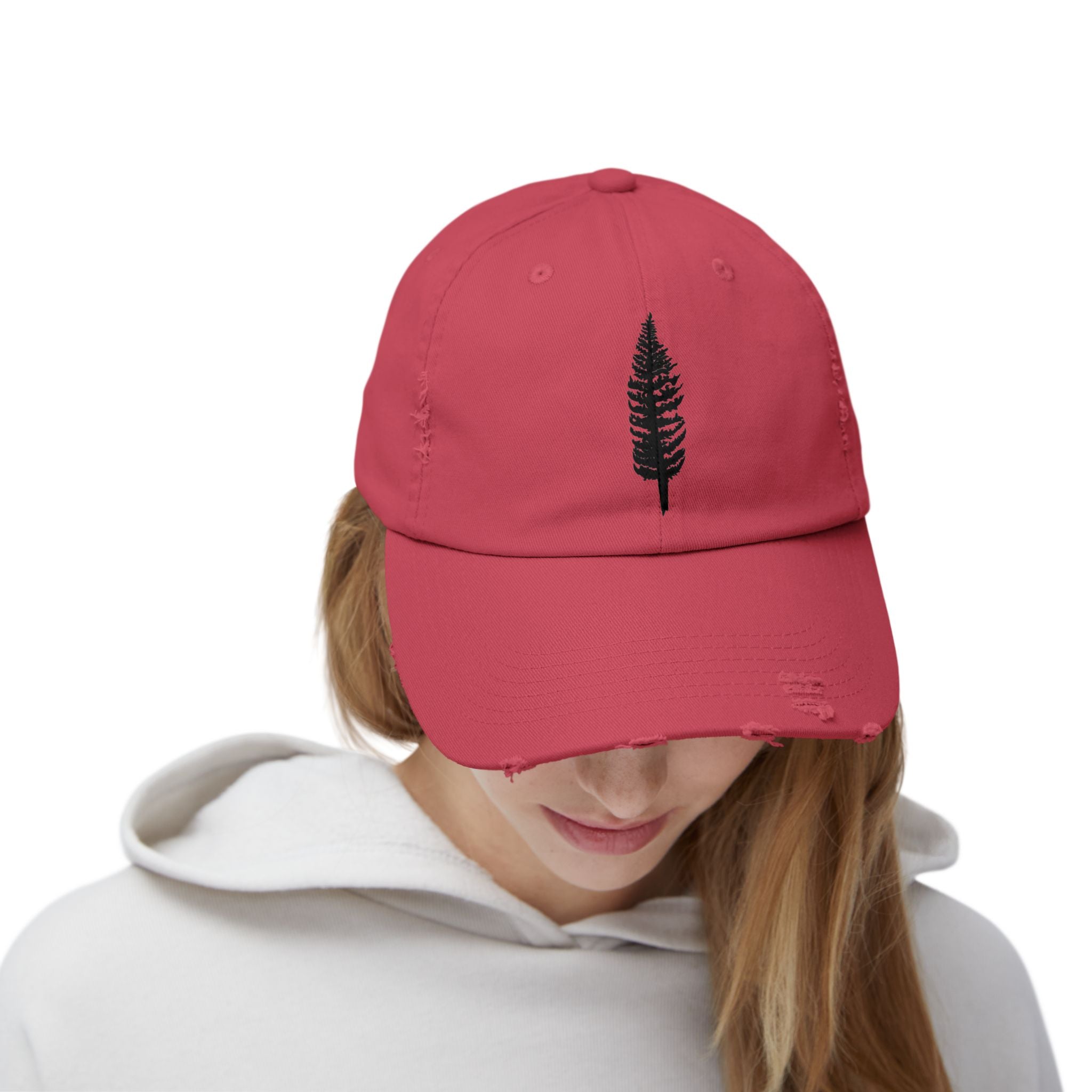 Pine Tree GreenWRLD Unisex Distressed Cap