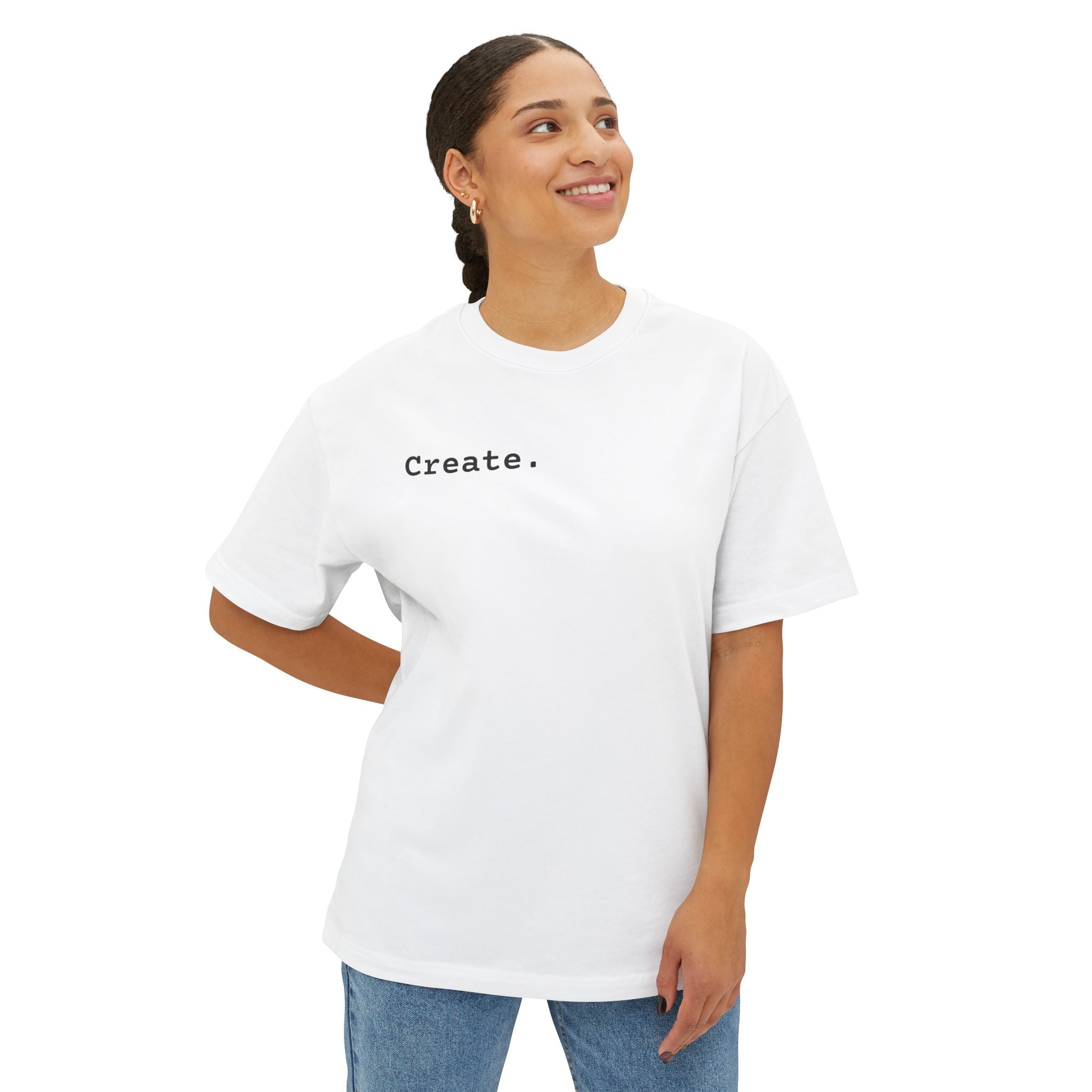 “Live To Create.” Unisex Oversized Tee