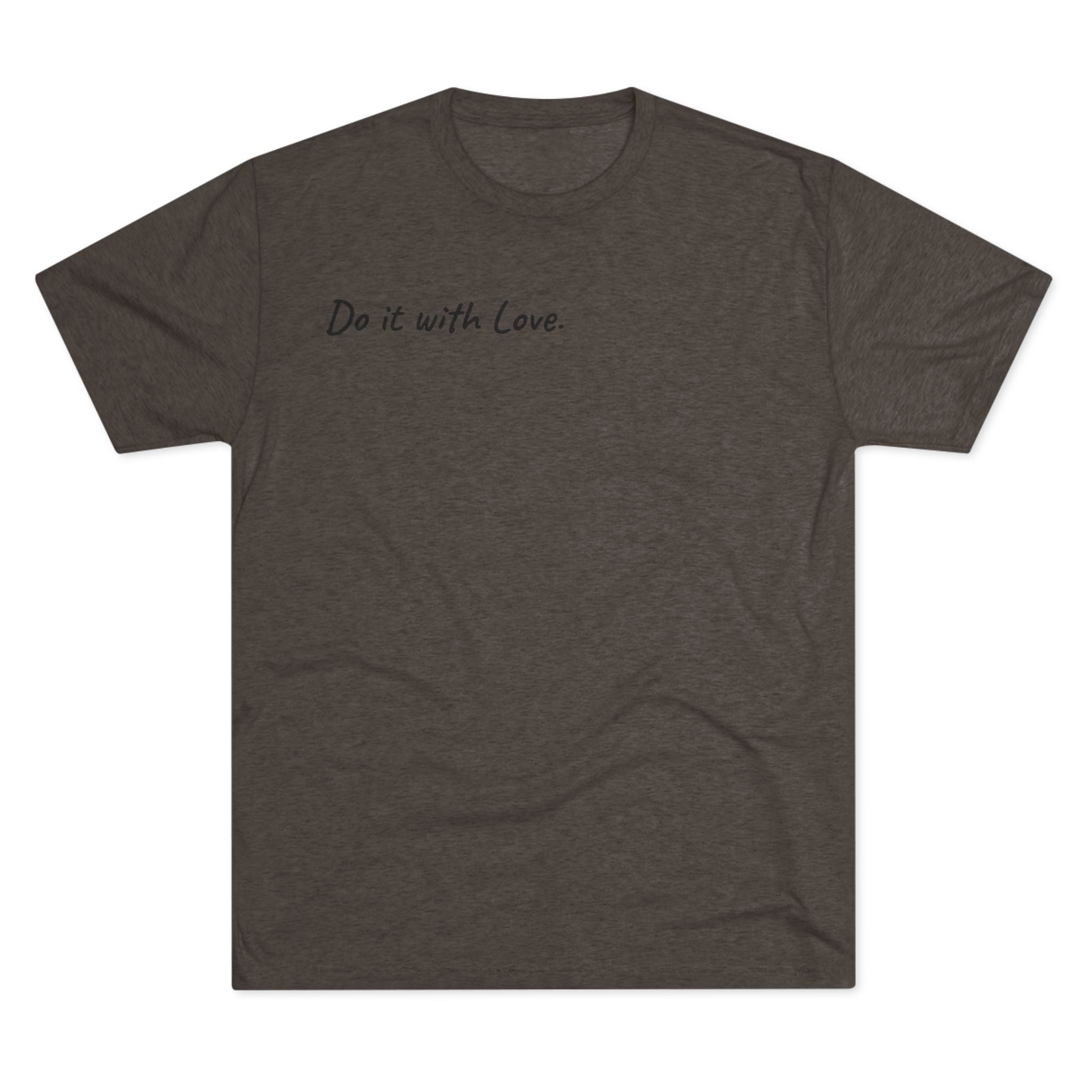 "Do It with Love." GreenWRLD Unisex Crew Tee