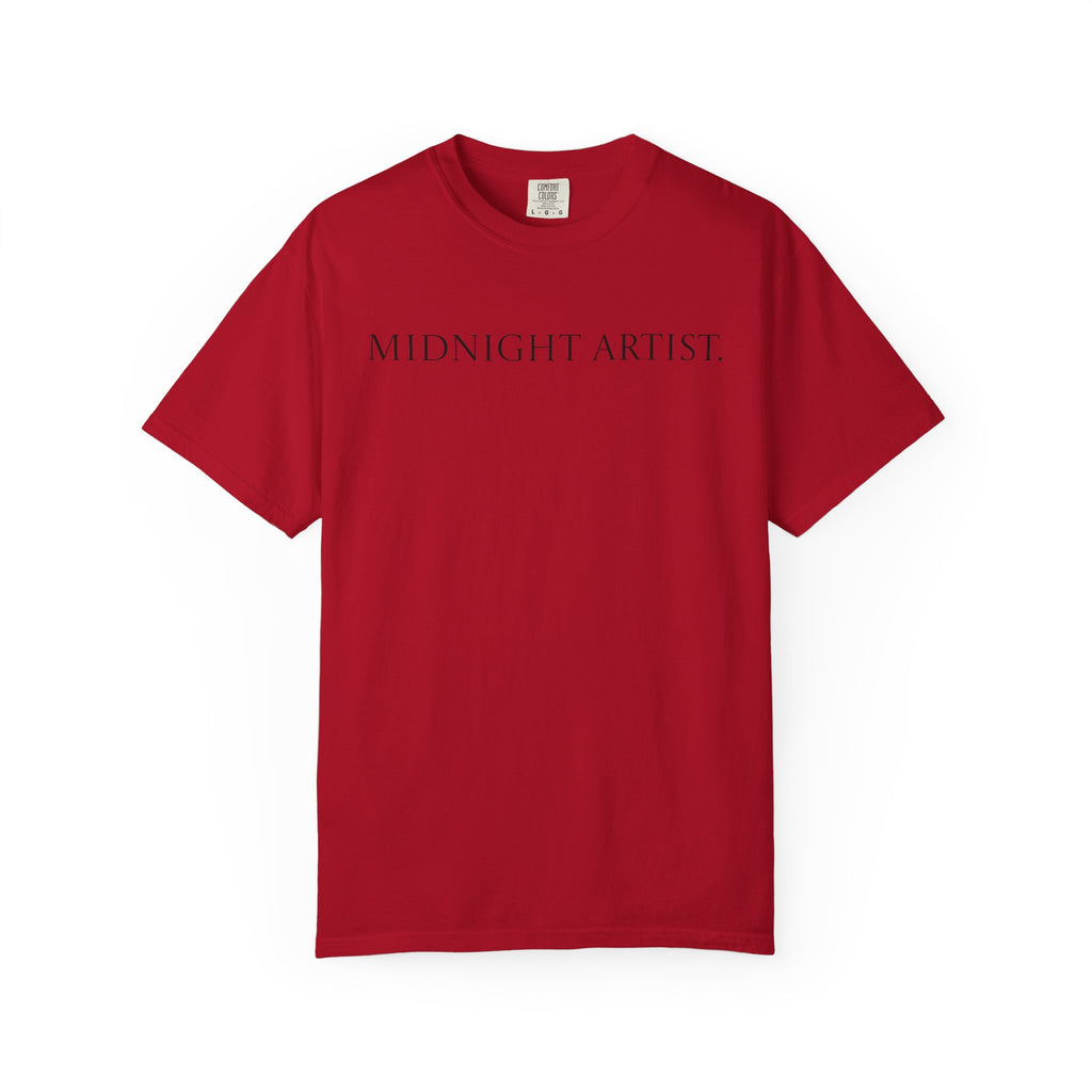 "Midnight Artist" GreenWRLD Unisex Garment-Dyed T-Shirt