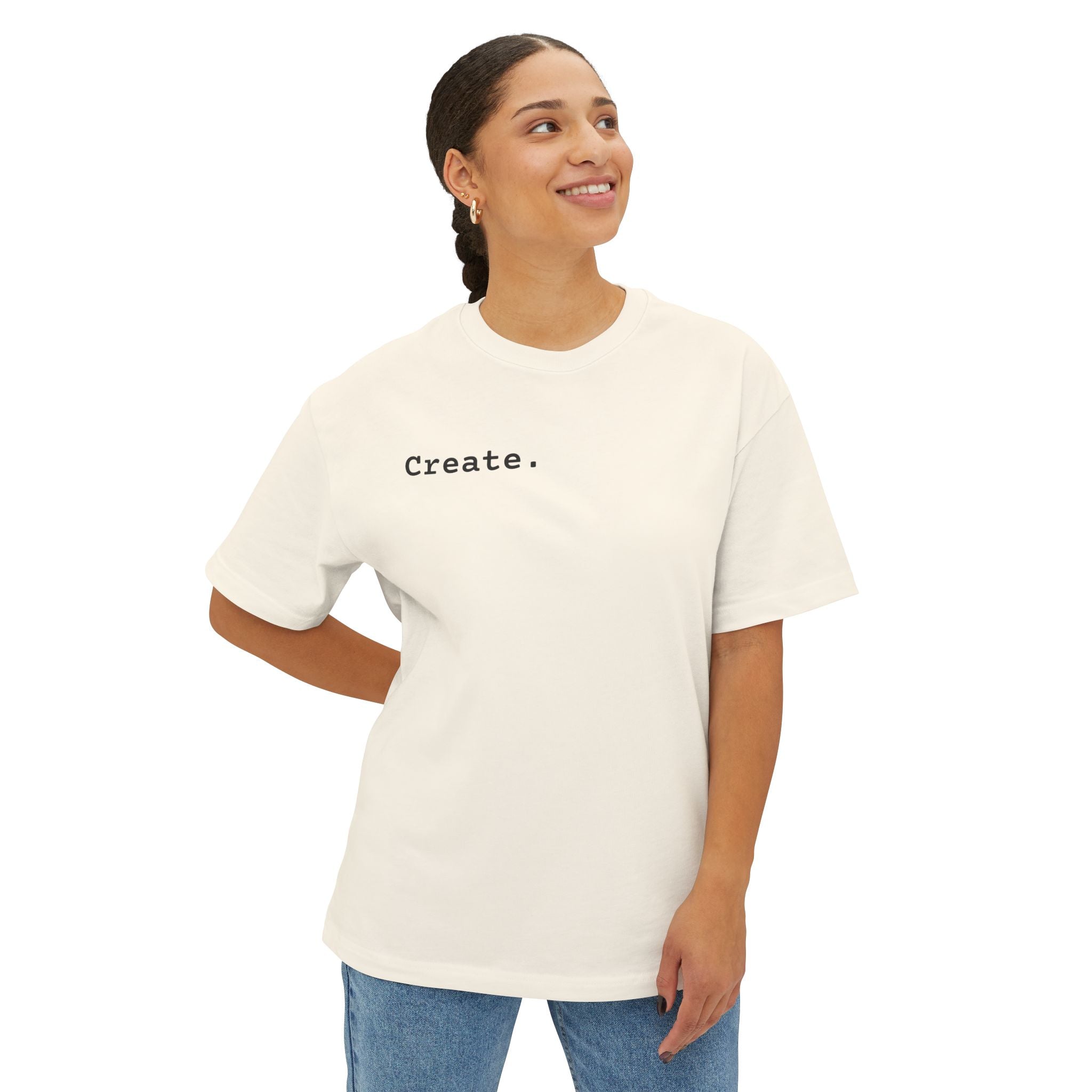 “Live To Create.” Unisex Oversized Tee
