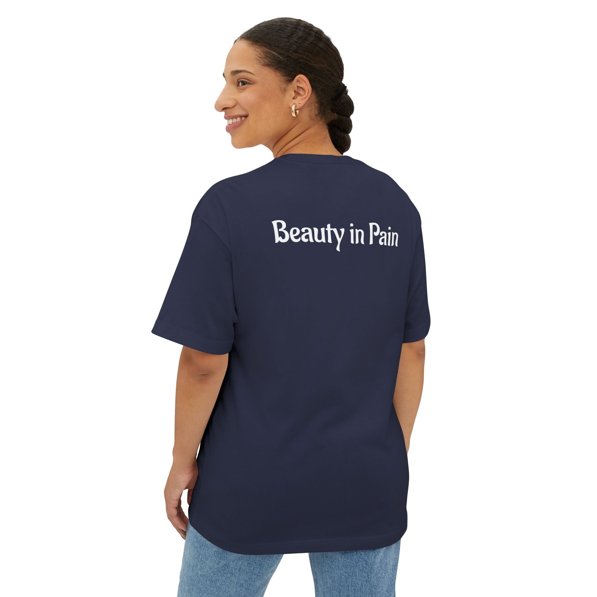 “Light in Darkness” Unisex Oversized Boxy Tee