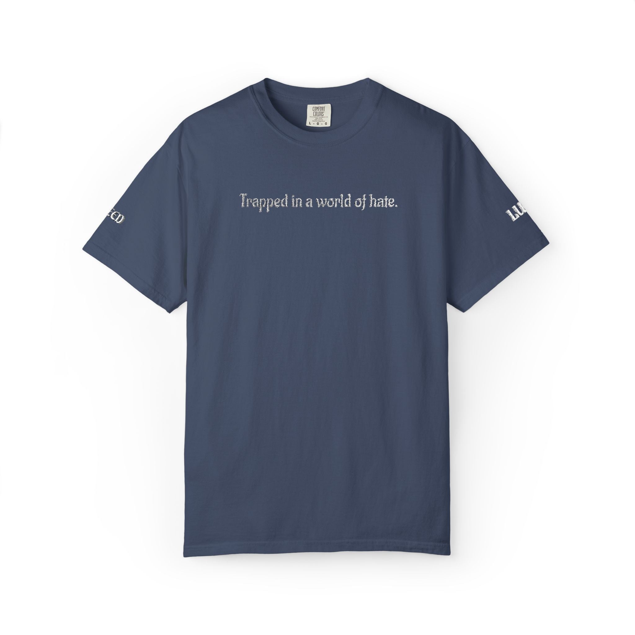 "Greed & Lust" Unisex Embroidery T-Shirt,