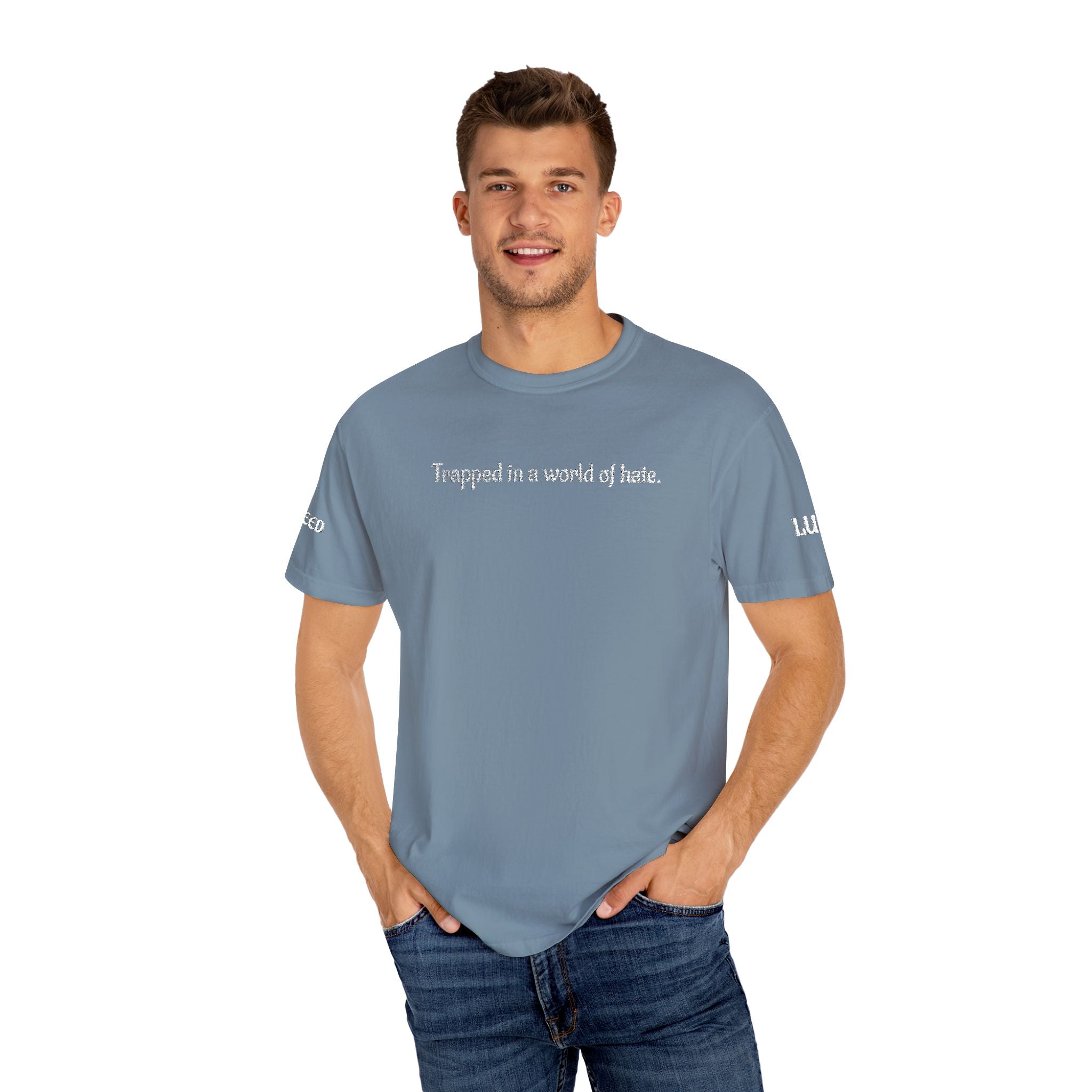 "Greed & Lust" Unisex Embroidery T-Shirt,