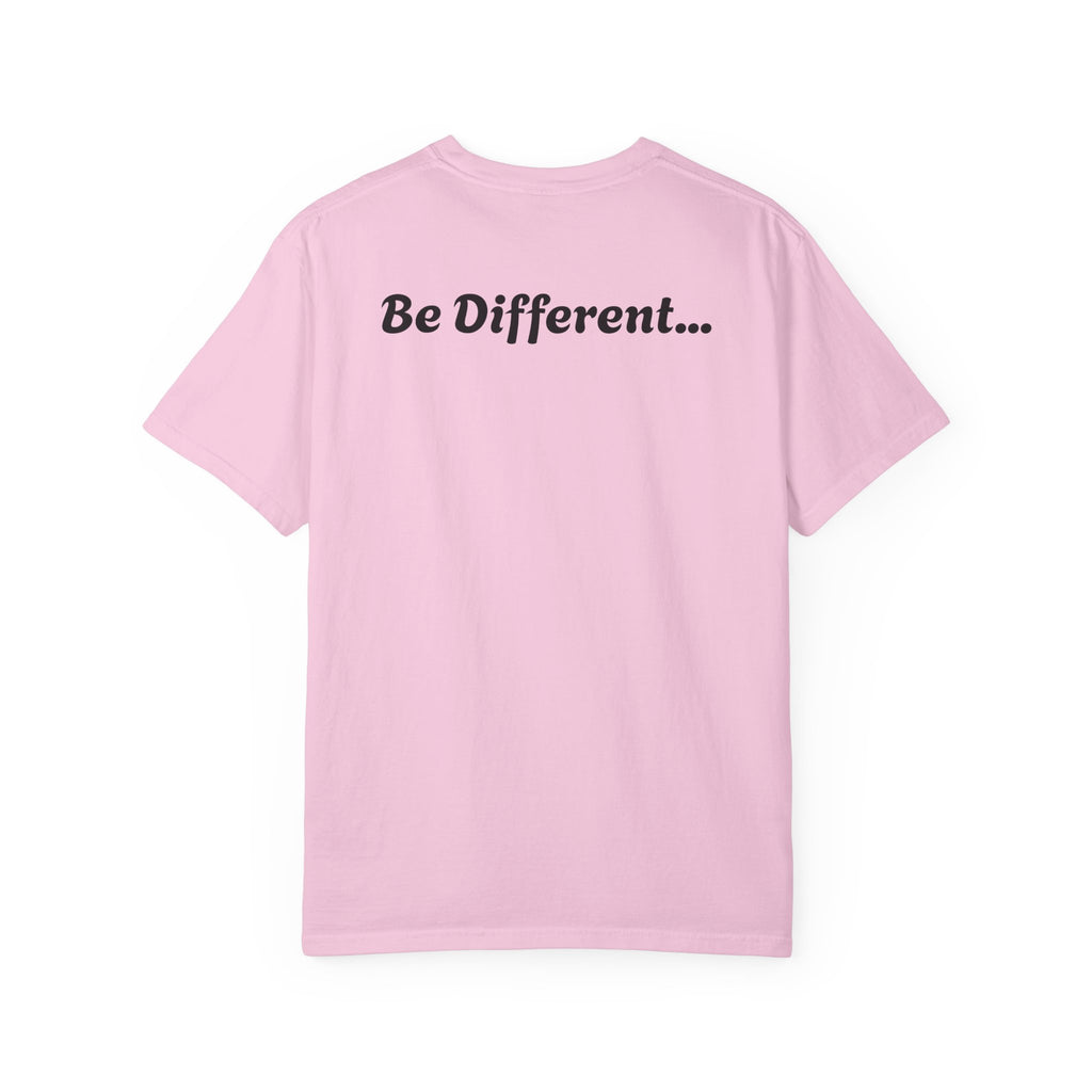 “Show love, Be Different” Unisex Garment-Dyed T-shirt