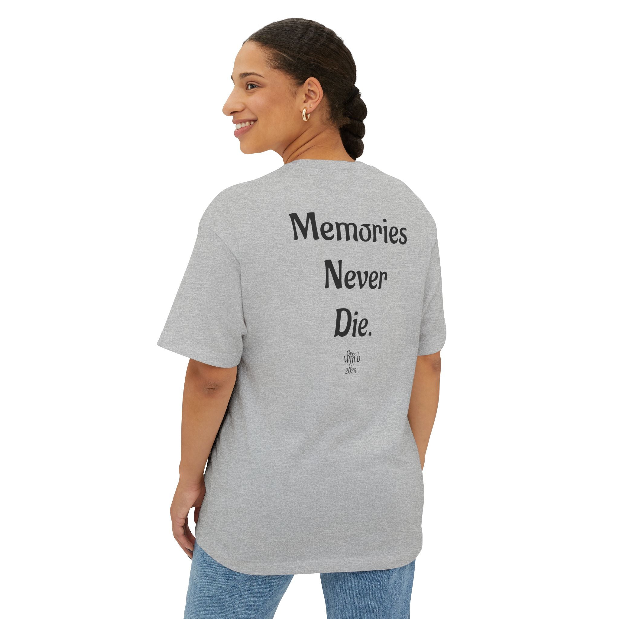 "Live Fast. Live Forever..." Unisex Oversized Boxy Tee