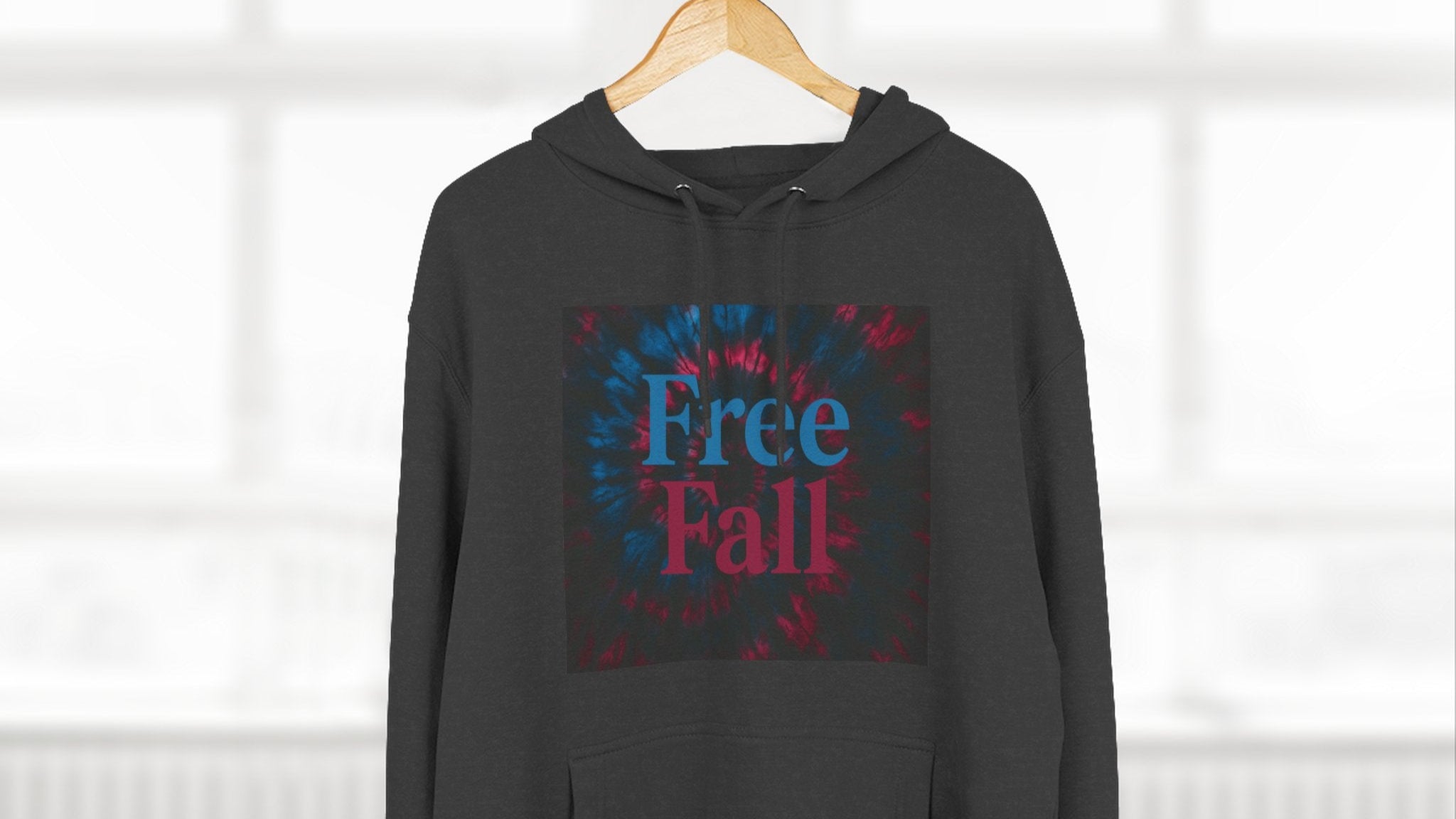 "Free Fall" Cozy Fleece Hoodie