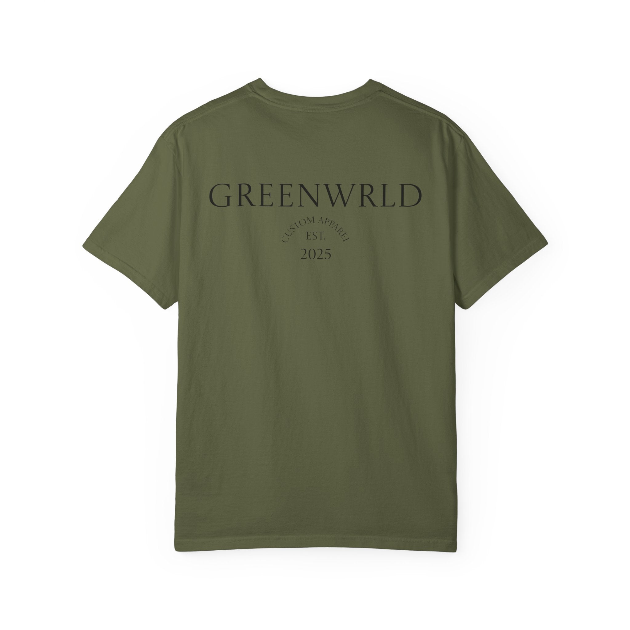 "Midnight Artist" GreenWRLD Unisex Garment-Dyed T-Shirt