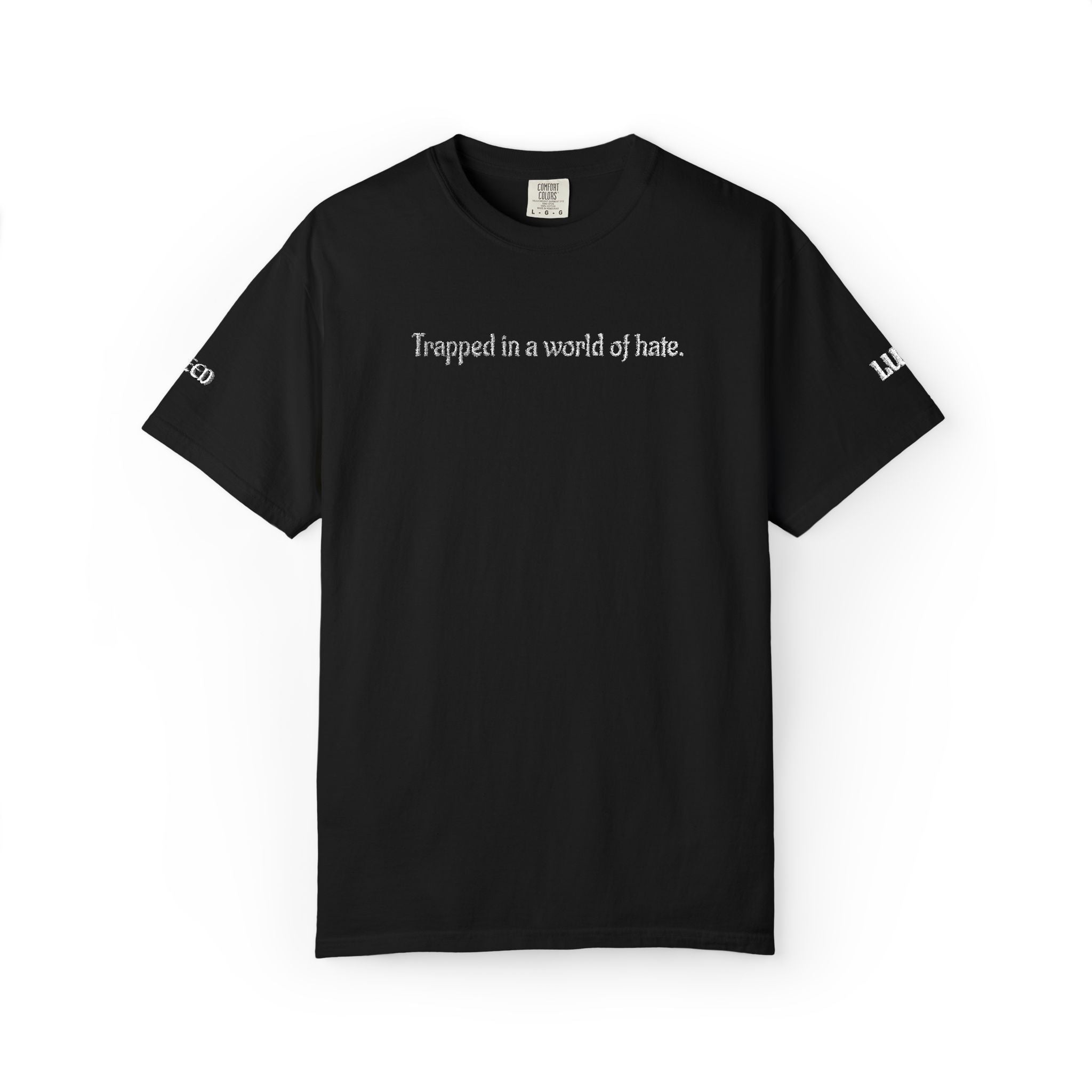 "Greed & Lust" Unisex Embroidery T-Shirt,
