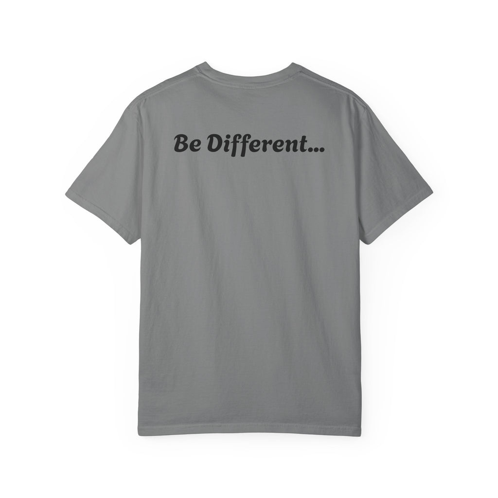 “Show love, Be Different” Unisex Garment-Dyed T-shirt