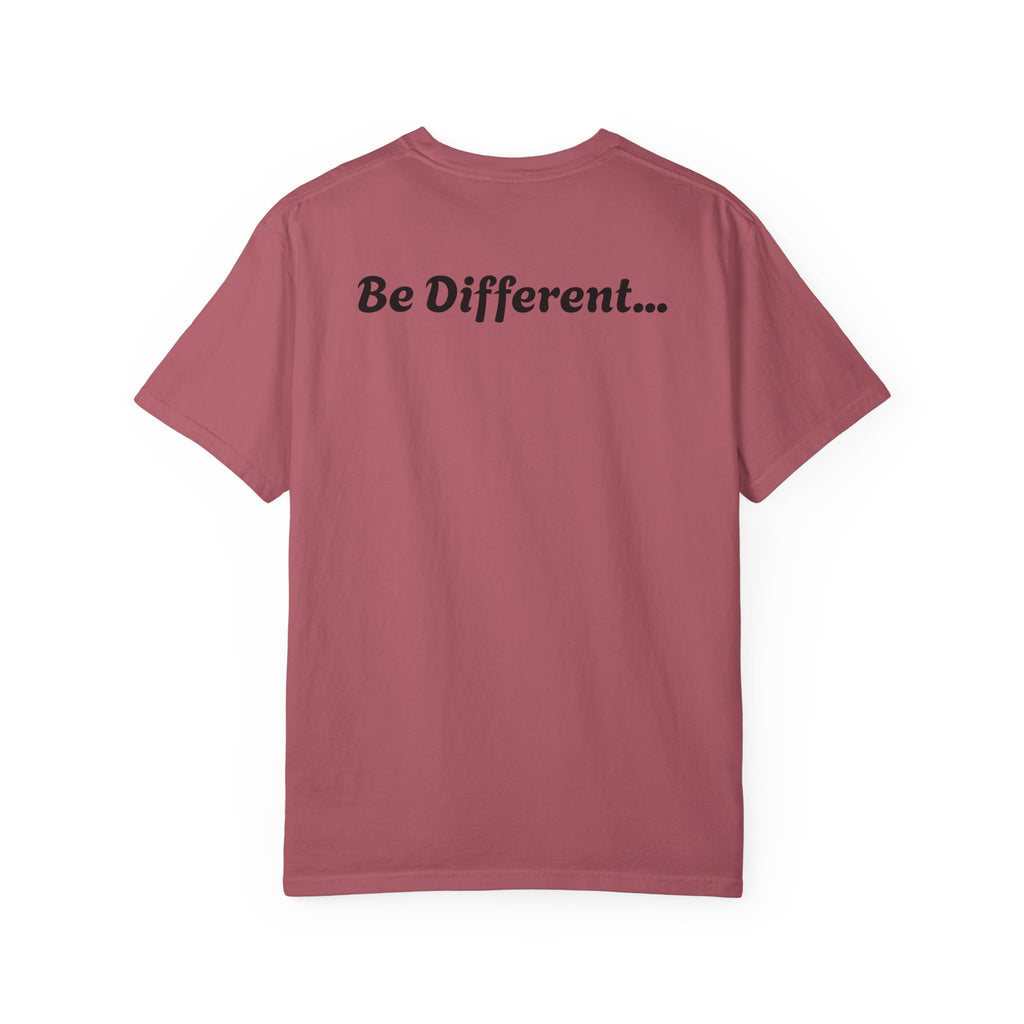 “Show love, Be Different” Unisex Garment-Dyed T-shirt
