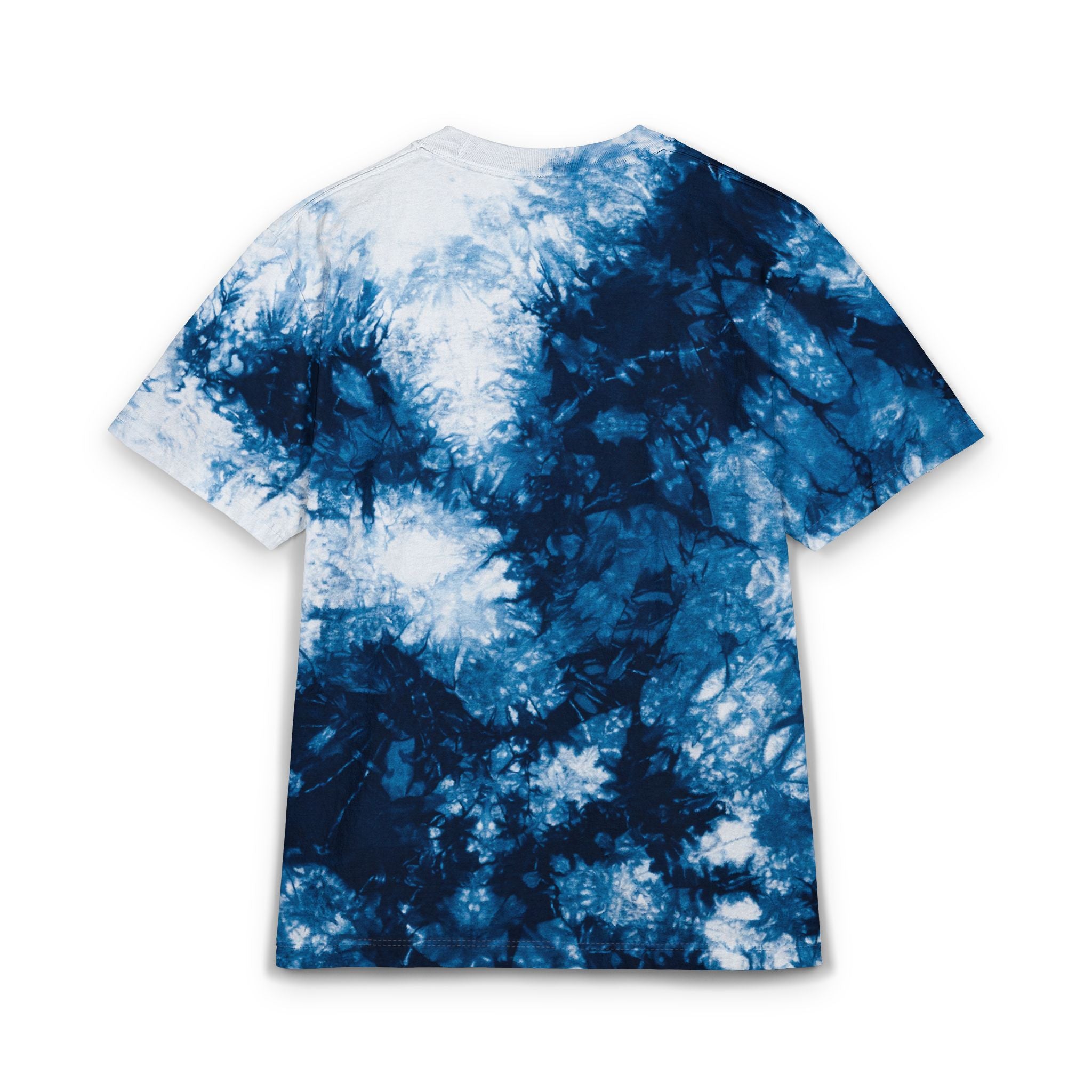"Glow." Oversized Tie-Dye T-Shirt (Embroidery)